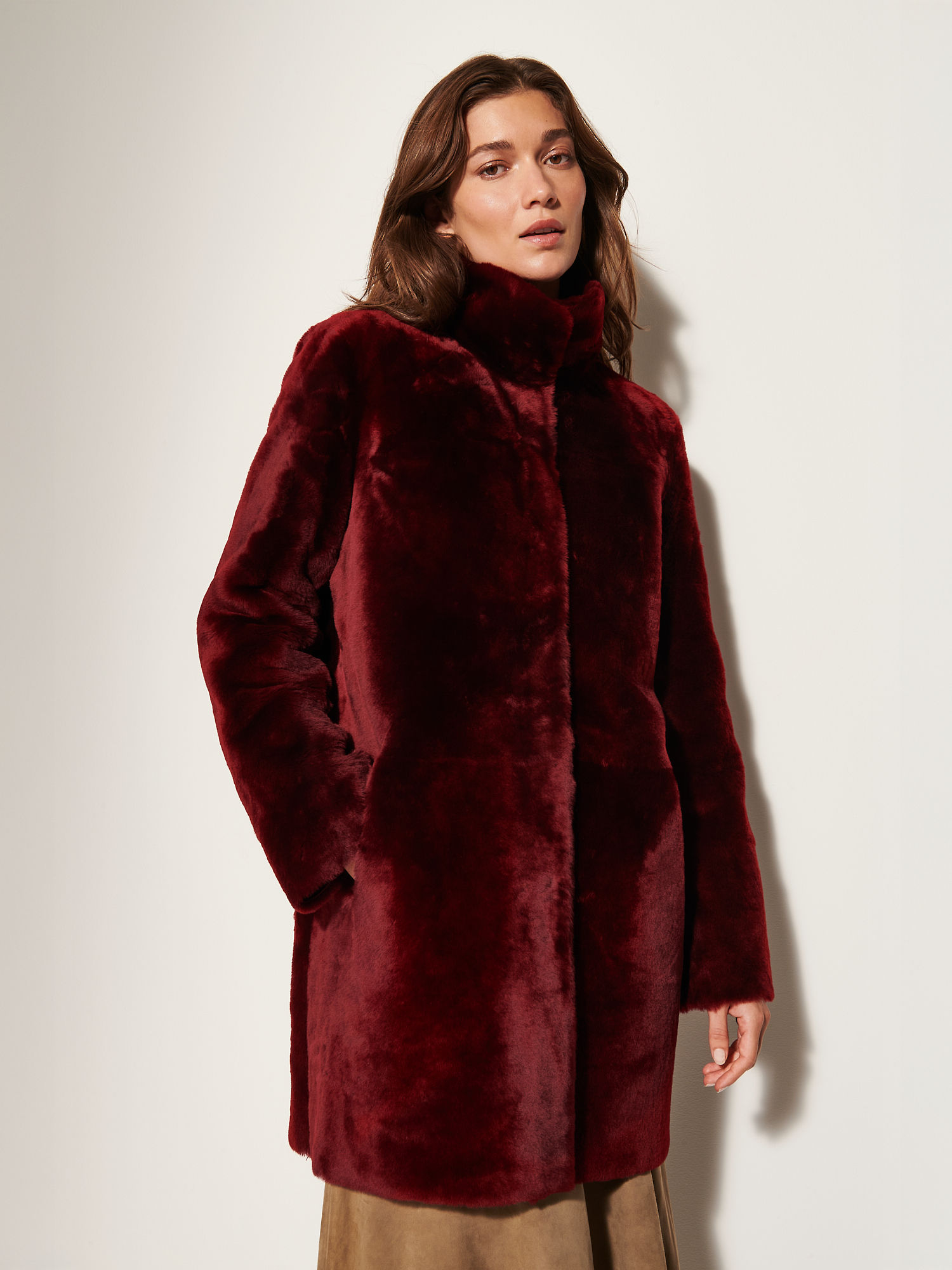 Carmen Reversible Sheepskin Coat - XNAUWBI