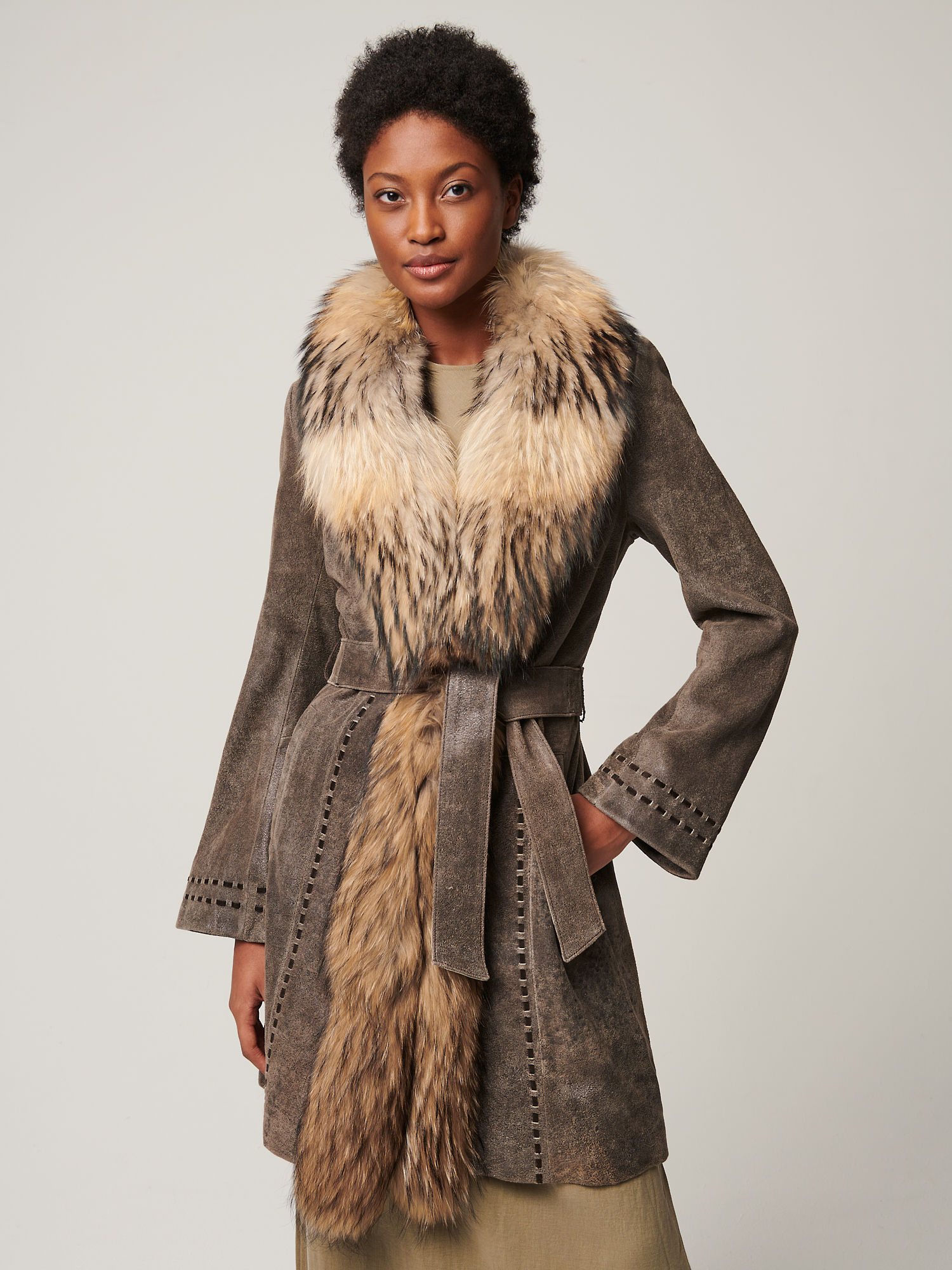 Felicity Leather Coat - XNAUWBI