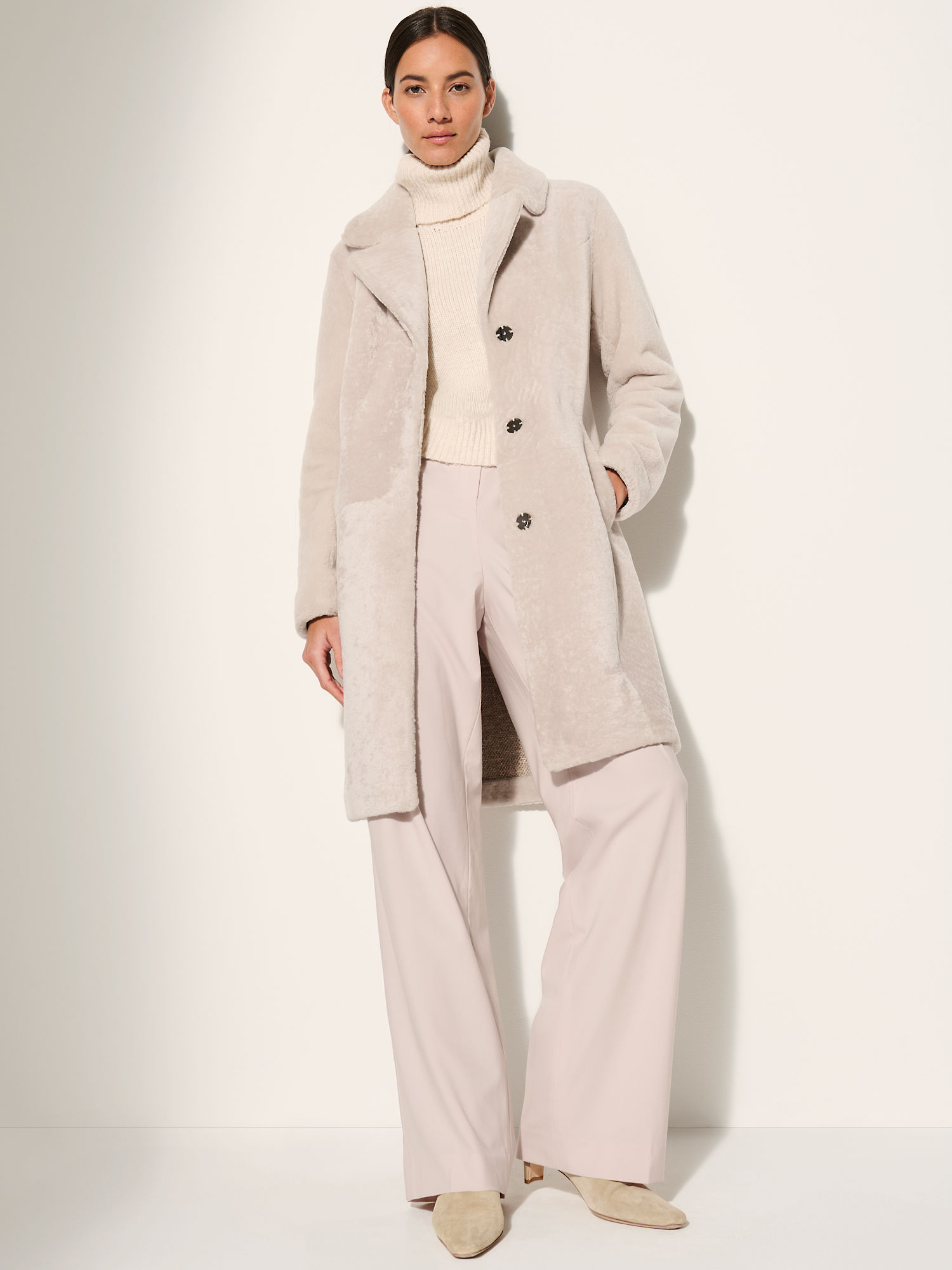 Morgan Sheepskin Coat - XNAUWBI