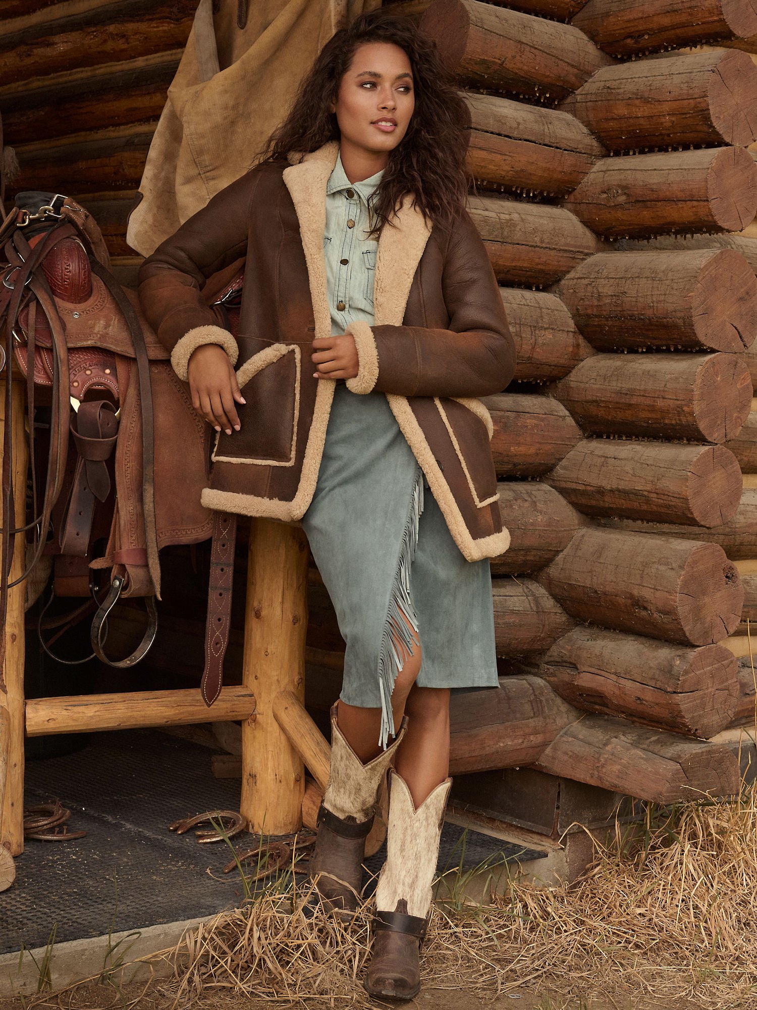 Marleigh Sheepskin Coat - XNAUWBI