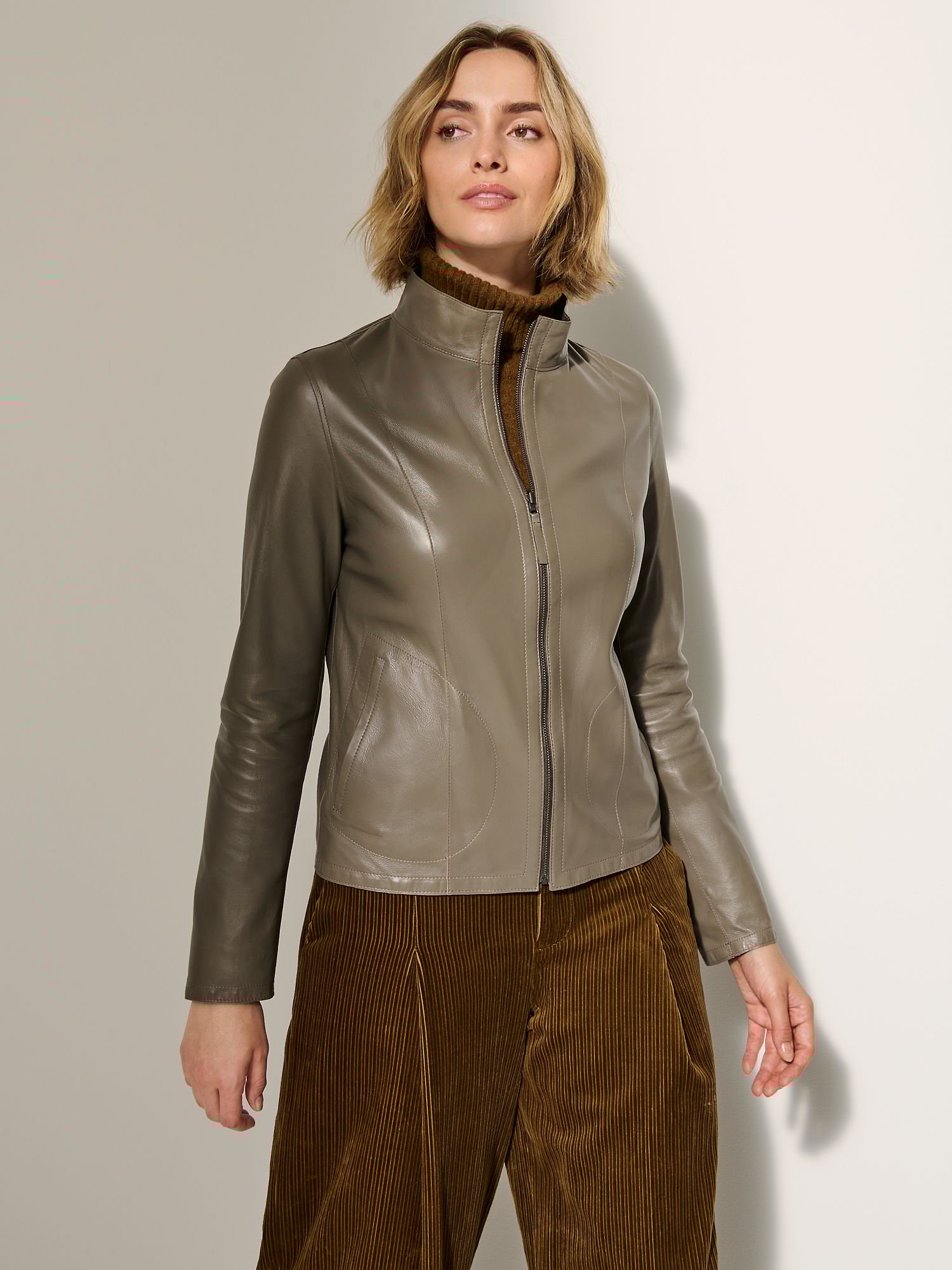 Kayla Reversible Leather Jacket - XNAUWBI