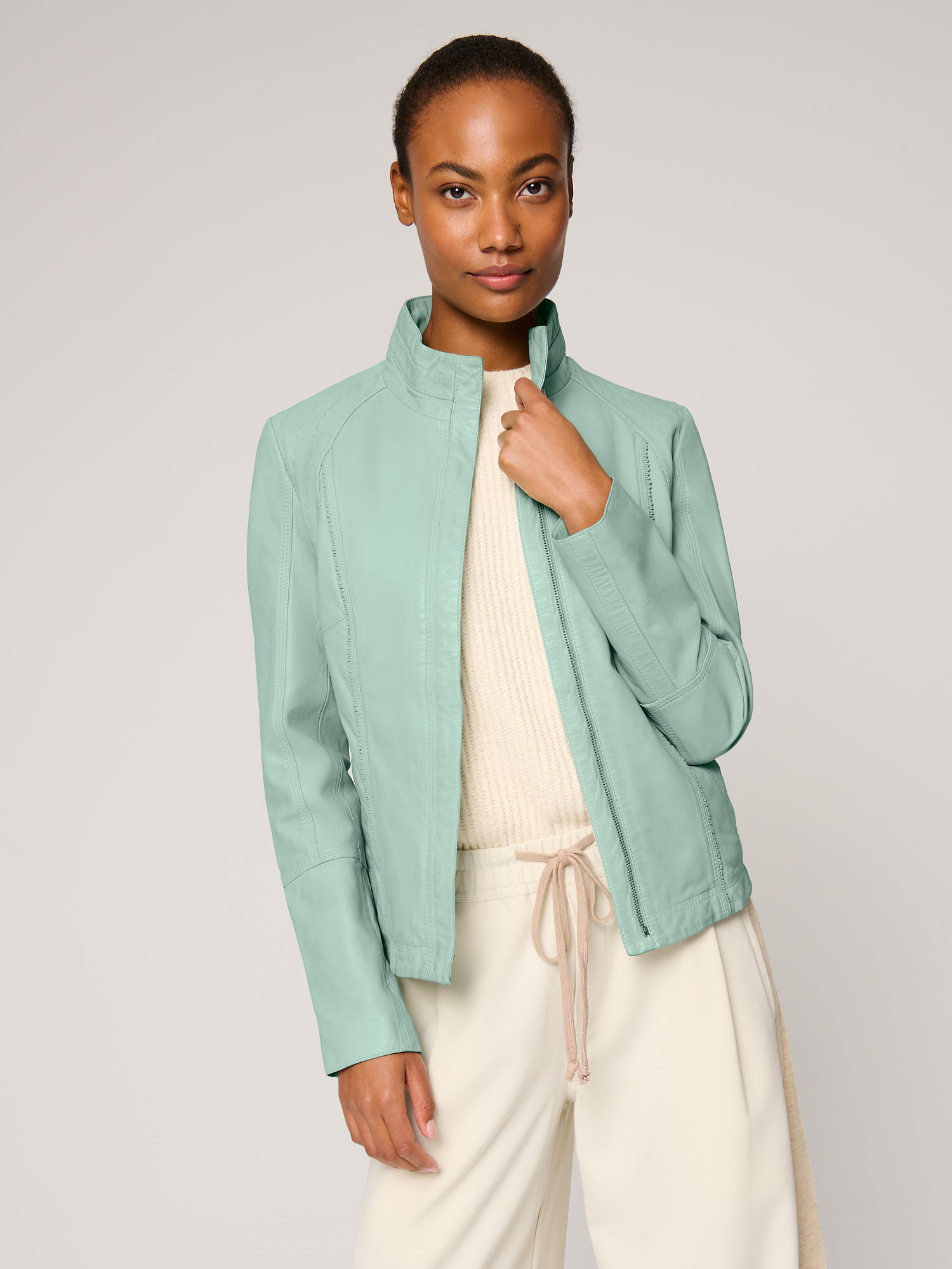 Azura Leather Jacket - XNAUWBI