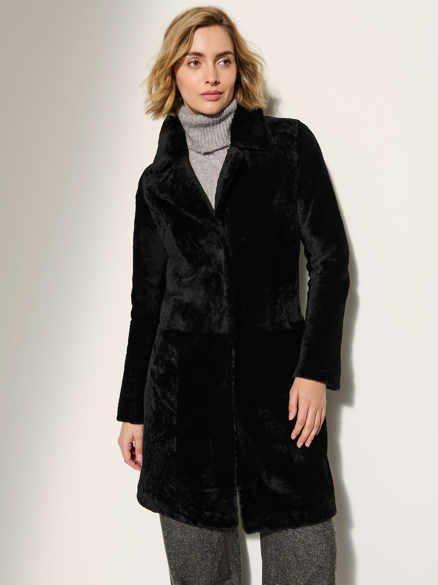 Morgan Sheepskin Coat - XNAUWBI