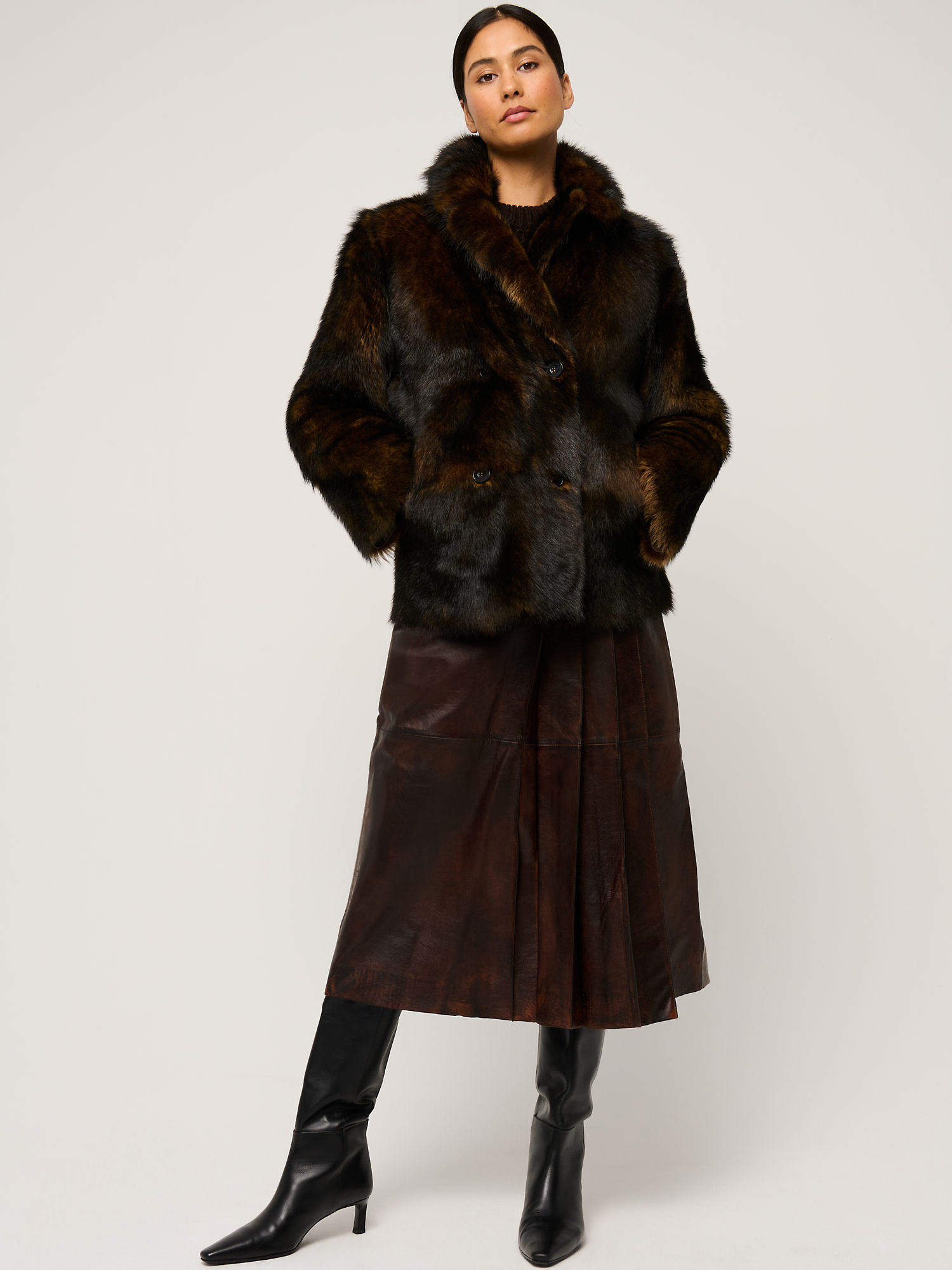 Andi Toscana Sheepskin Coat - XNAUWBI