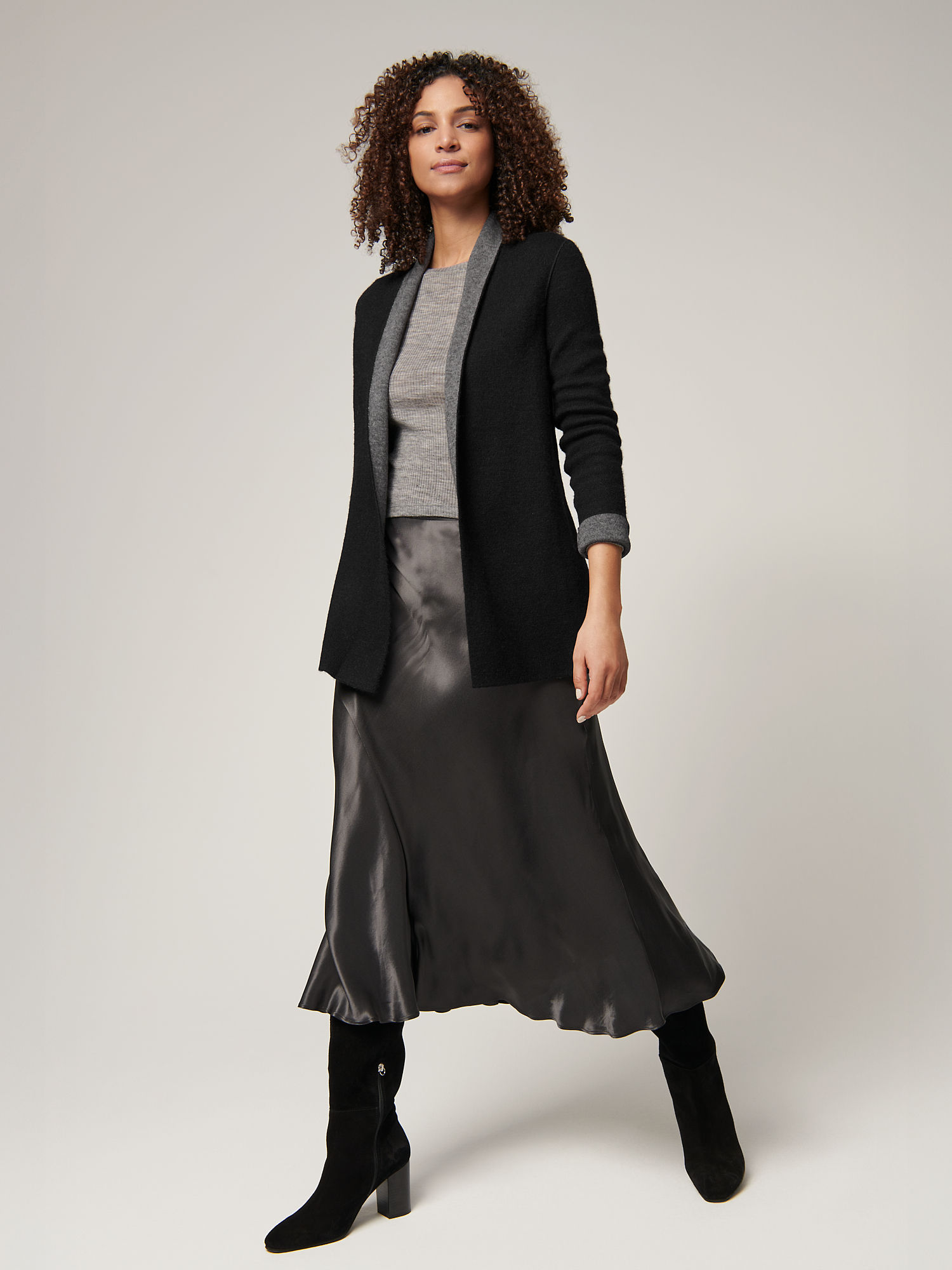 Essential Reversible Alpaca Wool-Blend Cardigan - XNAUWBI