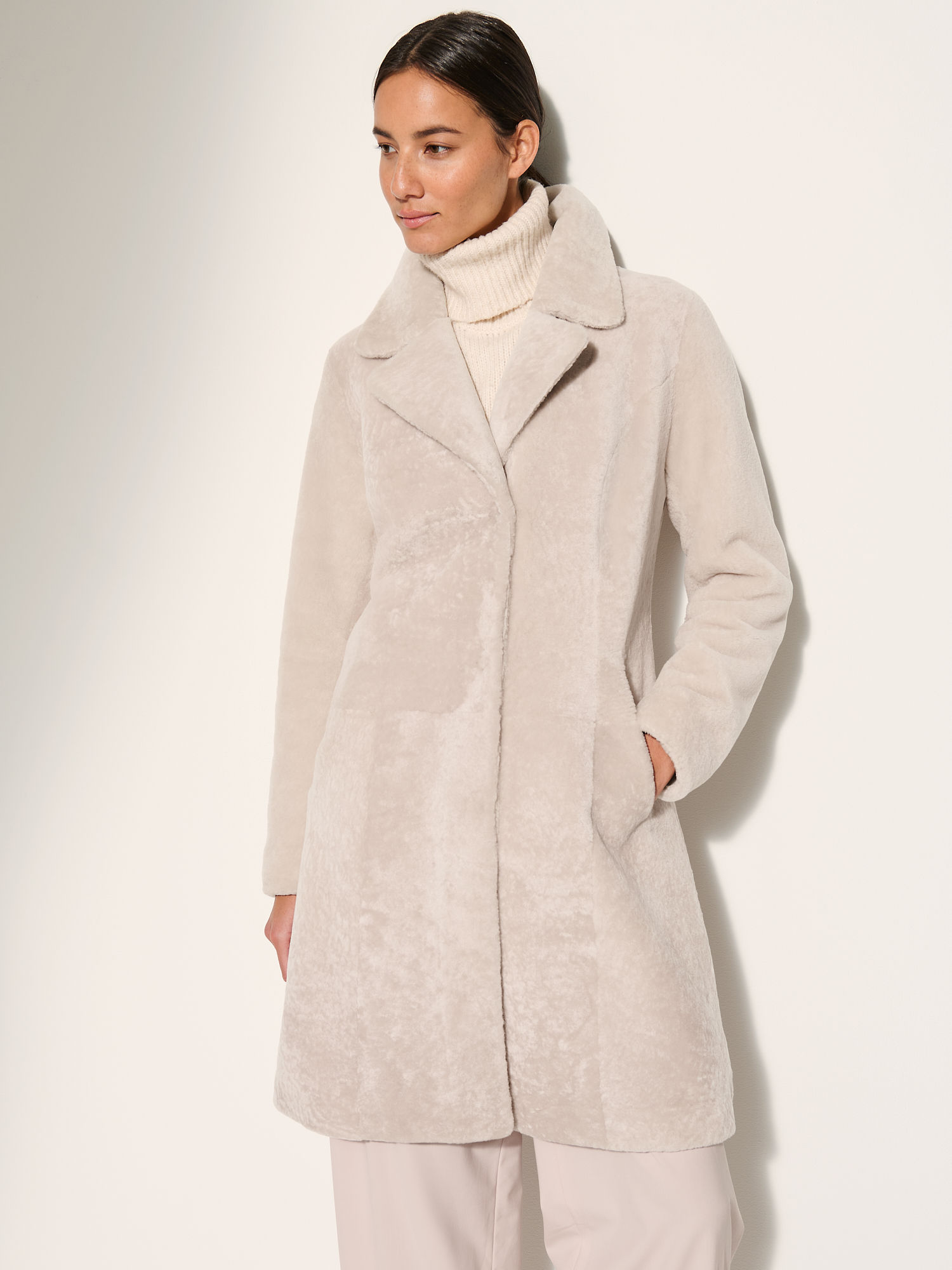 Morgan Sheepskin Coat - XNAUWBI