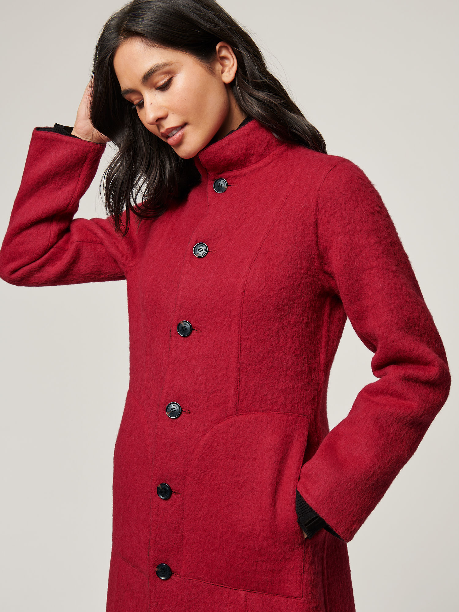 Selma Reversible Alpaca Wool-Blend Coat - XNAUWBI