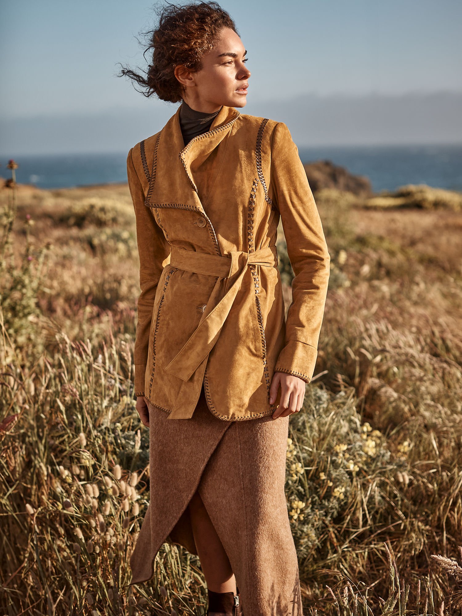 Bailey Suede Leather Jacket - XNAUWBI