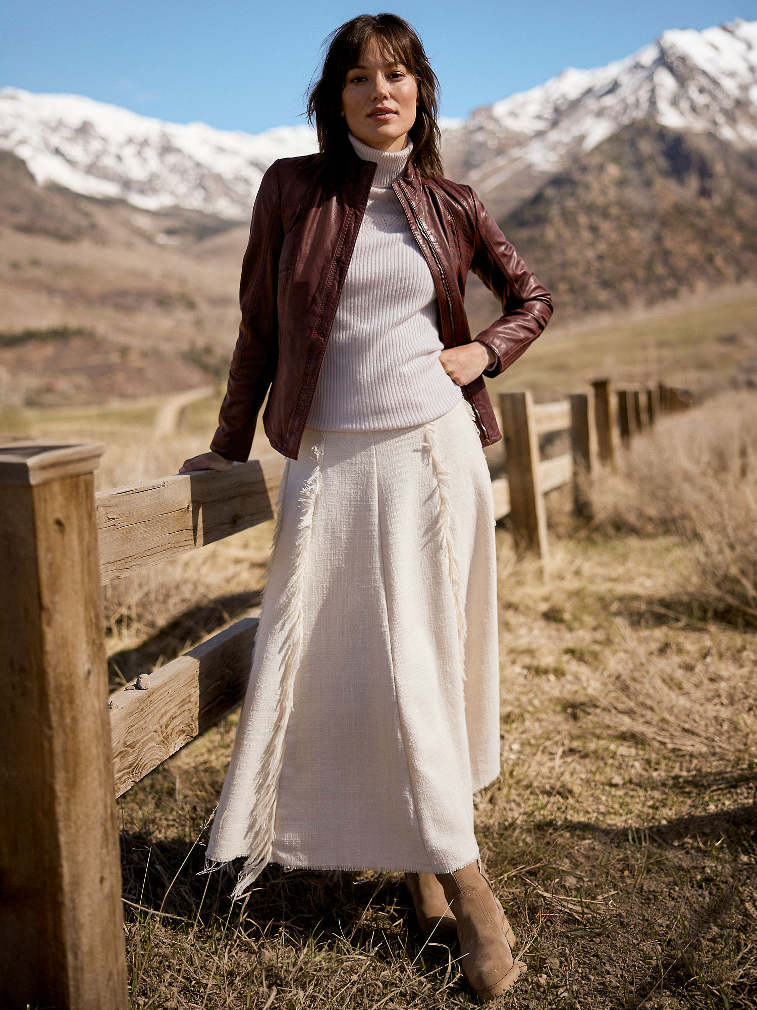 Azura Classic Leather Jacket - XNAUWBI