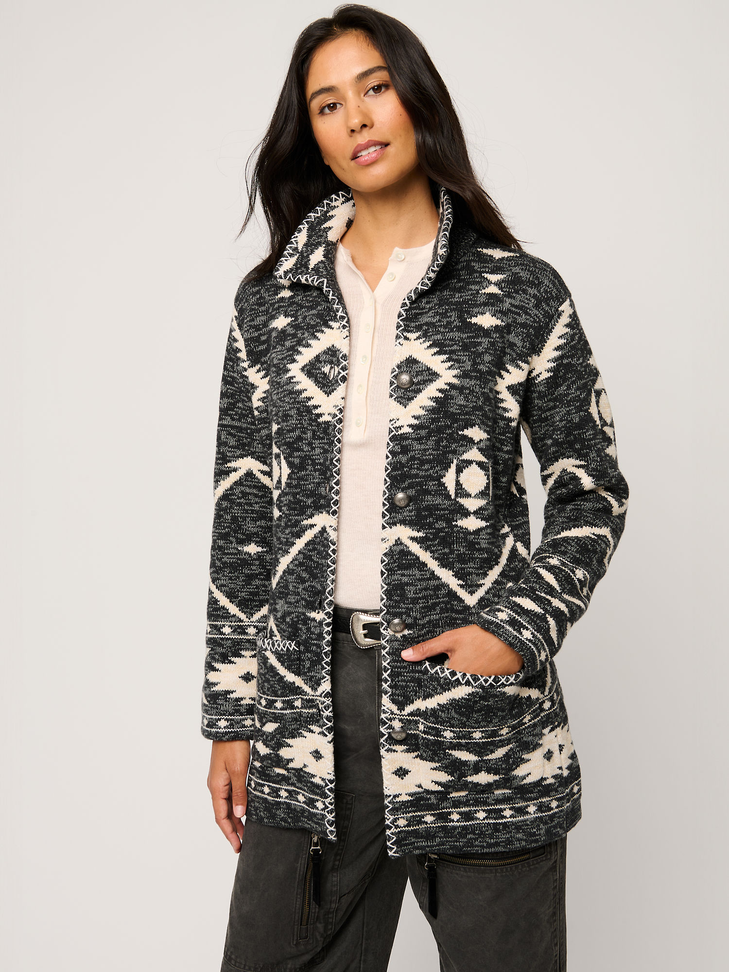 Silverheels Cotton Cardigan - XNAUWBI