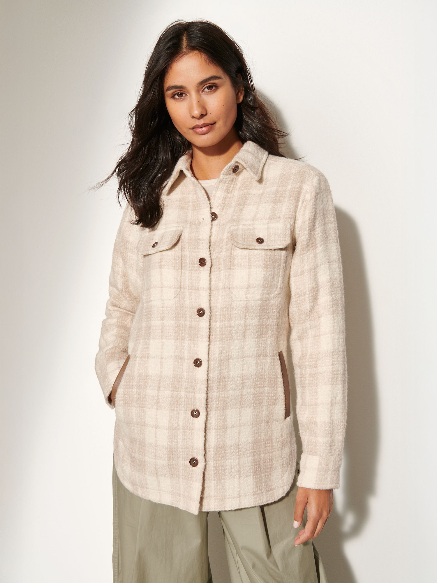 Evelyn Alpaca Wool-Blend Shirt Jacket - XNAUWBI