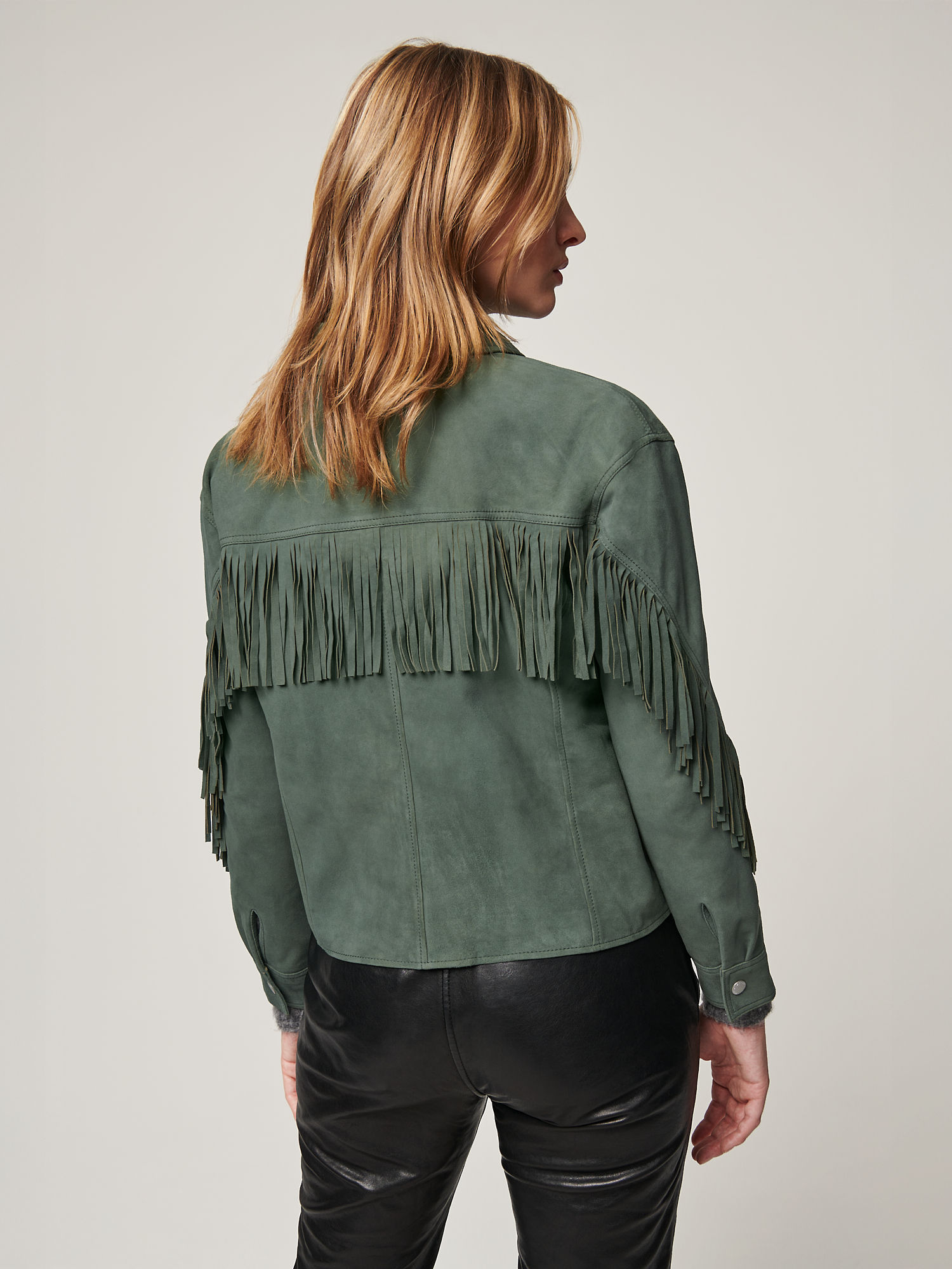 Rosario Suede Leather Jacket - XNAUWBI