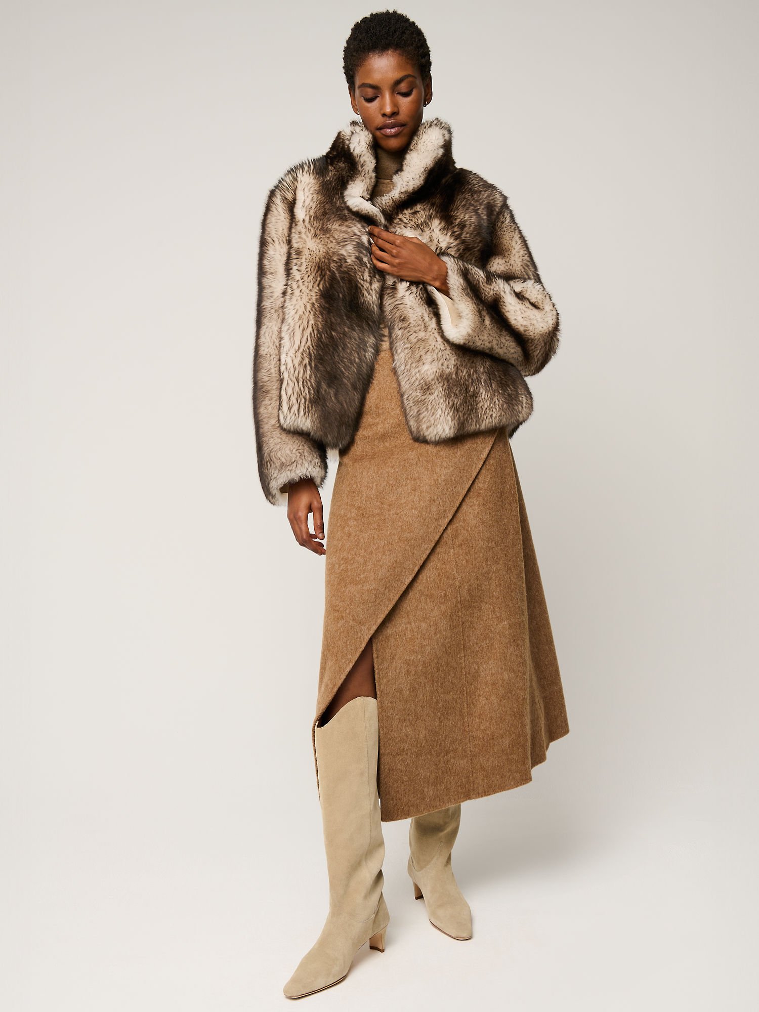 Kylie Reversible Sheepskin Jacket - XNAUWBI