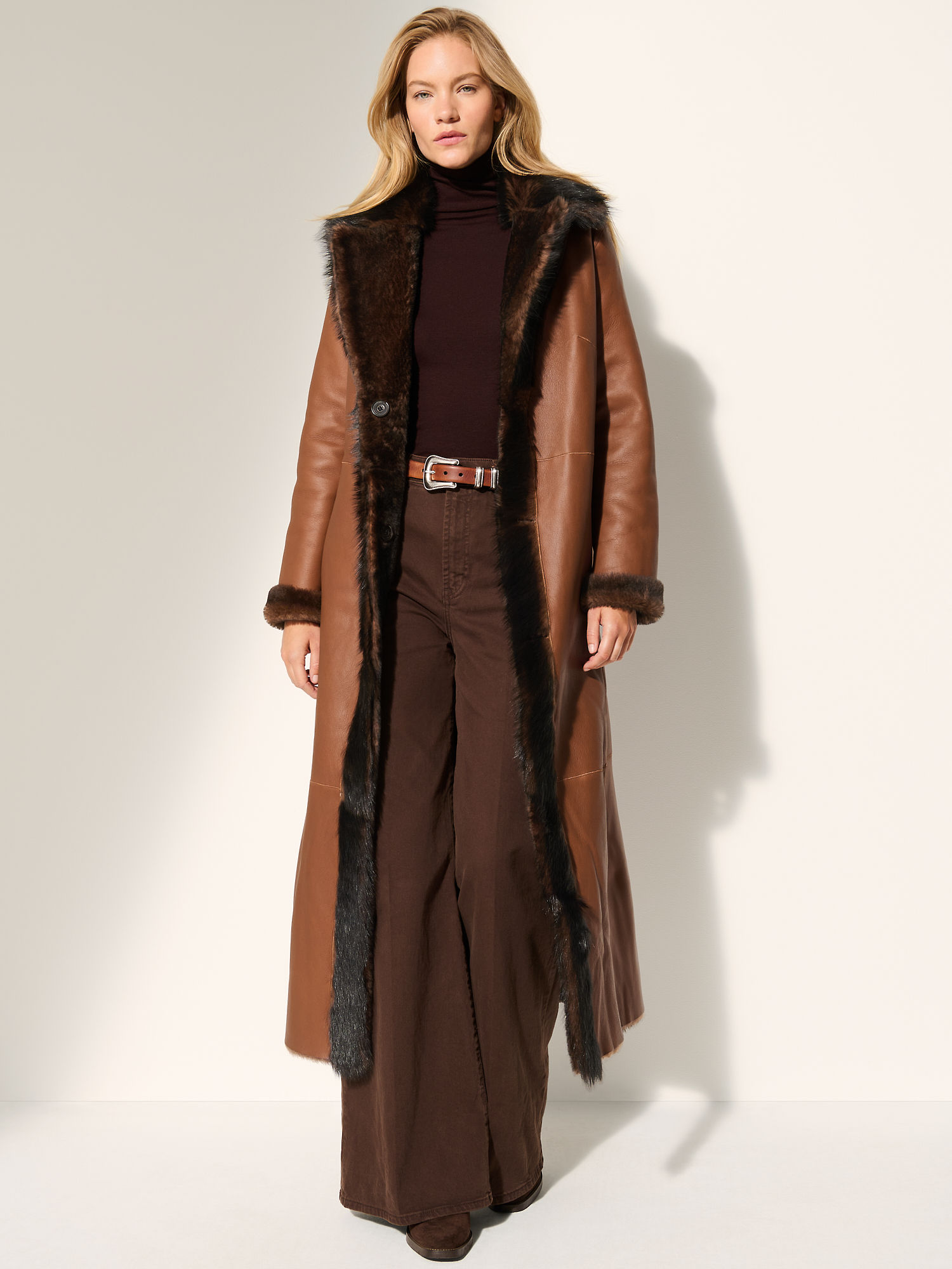Blair Reversible Sheepskin Coat - XNAUWBI
