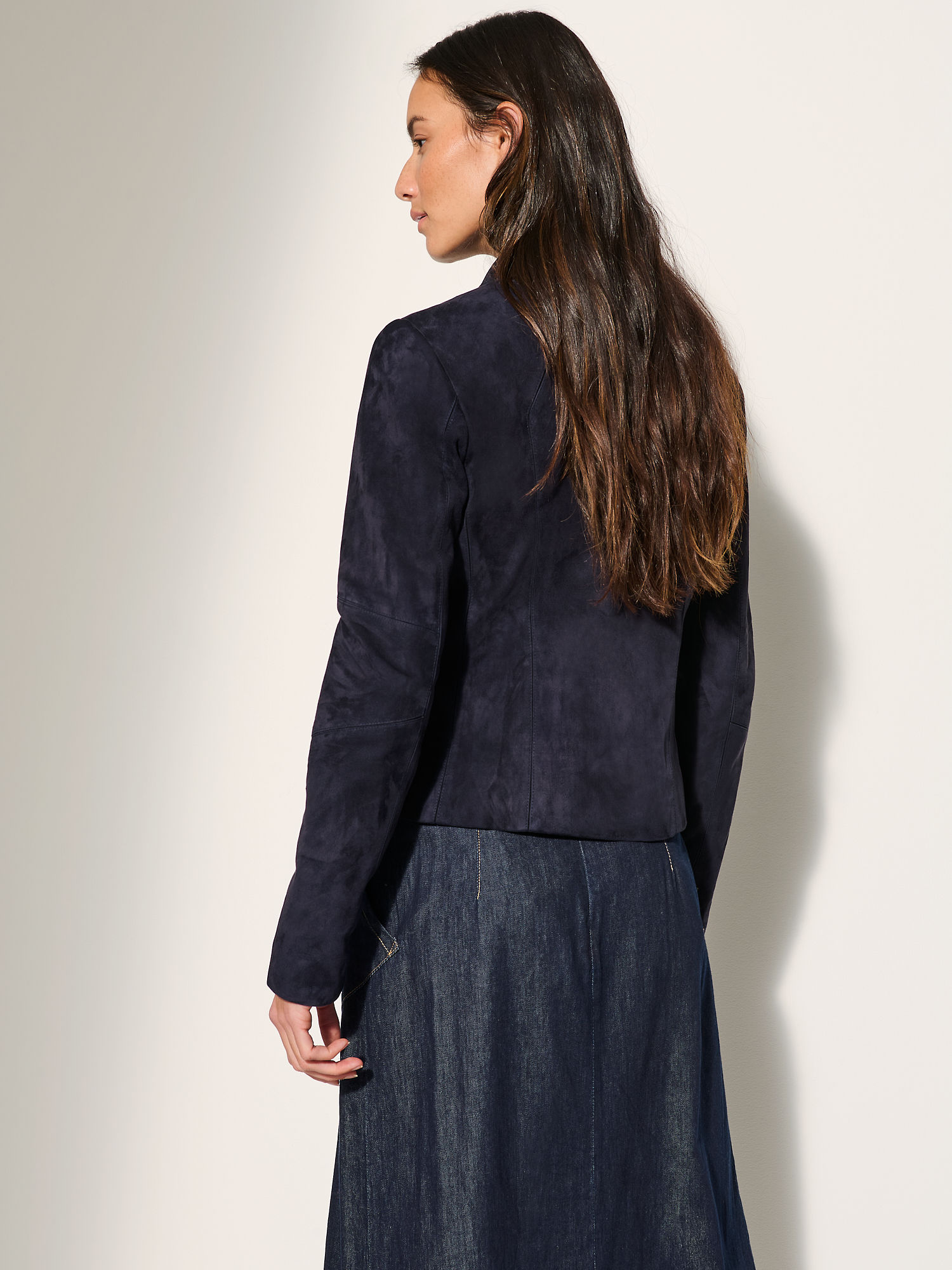 Danni Suede Leather Jacket - XNAUWBI