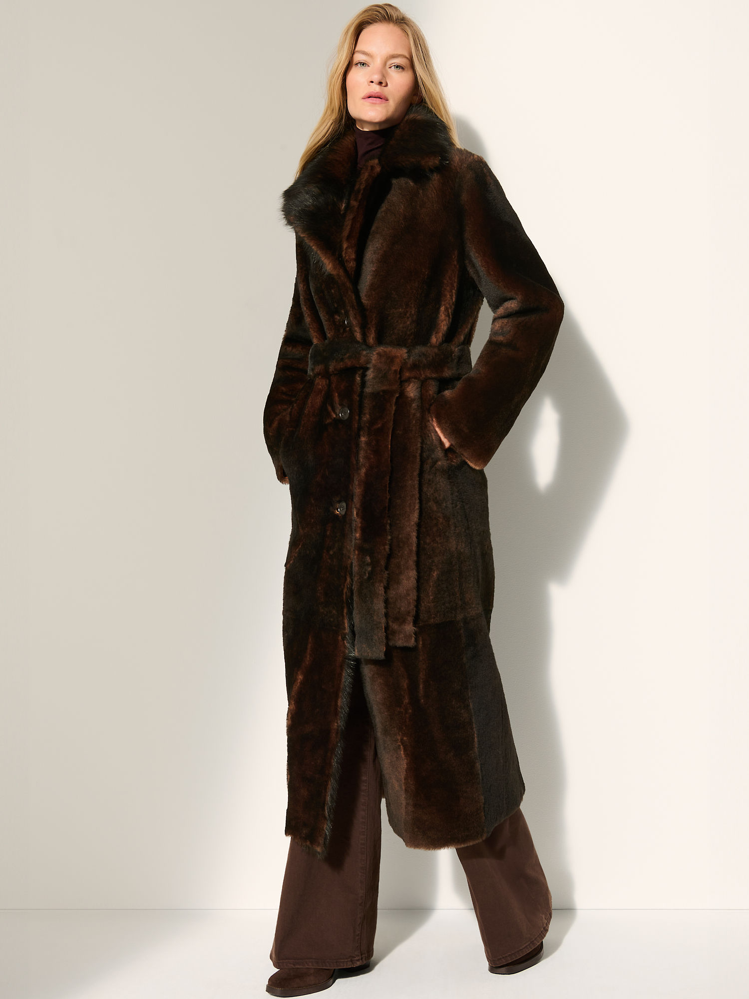 Blair Reversible Sheepskin Coat - XNAUWBI