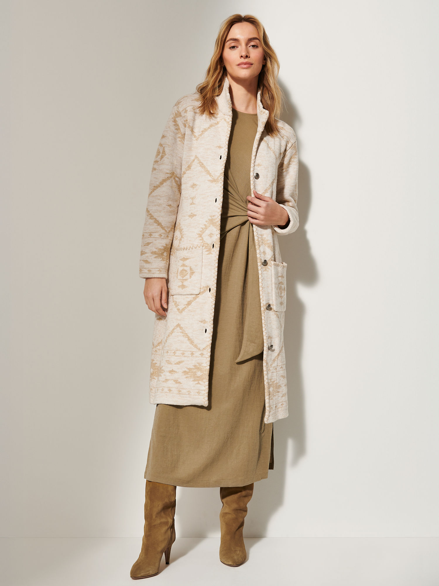 Silverheels Peak Cotton Sweater Jacket - XNAUWBI