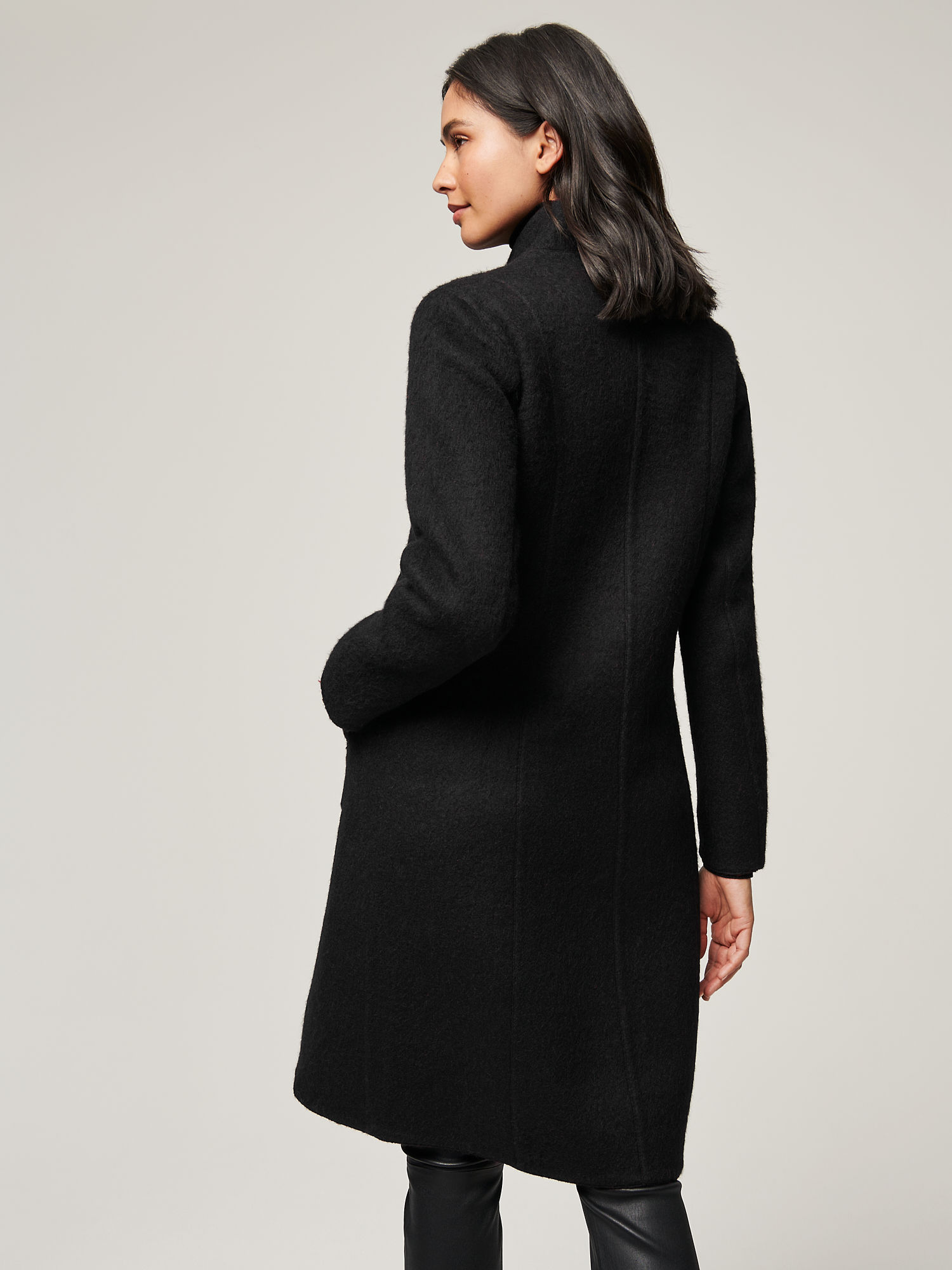 Selma Reversible Alpaca Wool-Blend Coat - XNAUWBI