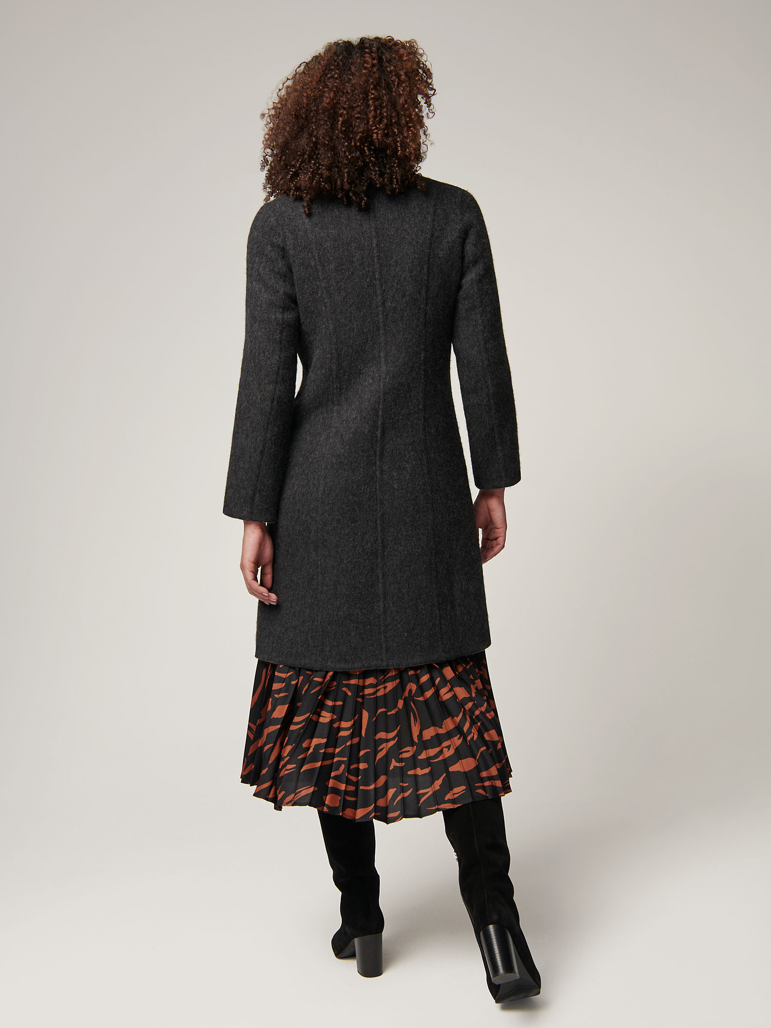 Selma Reversible Alpaca Wool-Blend Coat - XNAUWBI
