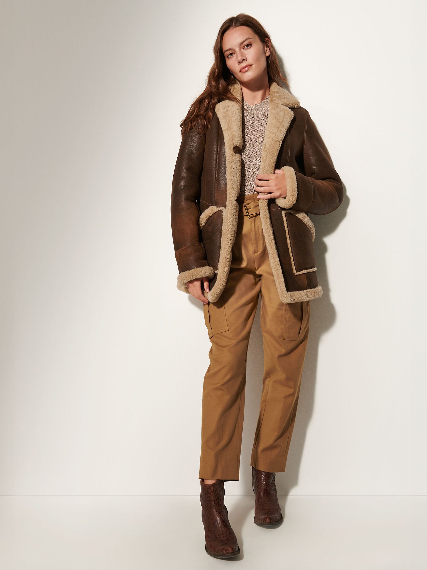 Marleigh Sheepskin Coat - XNAUWBI