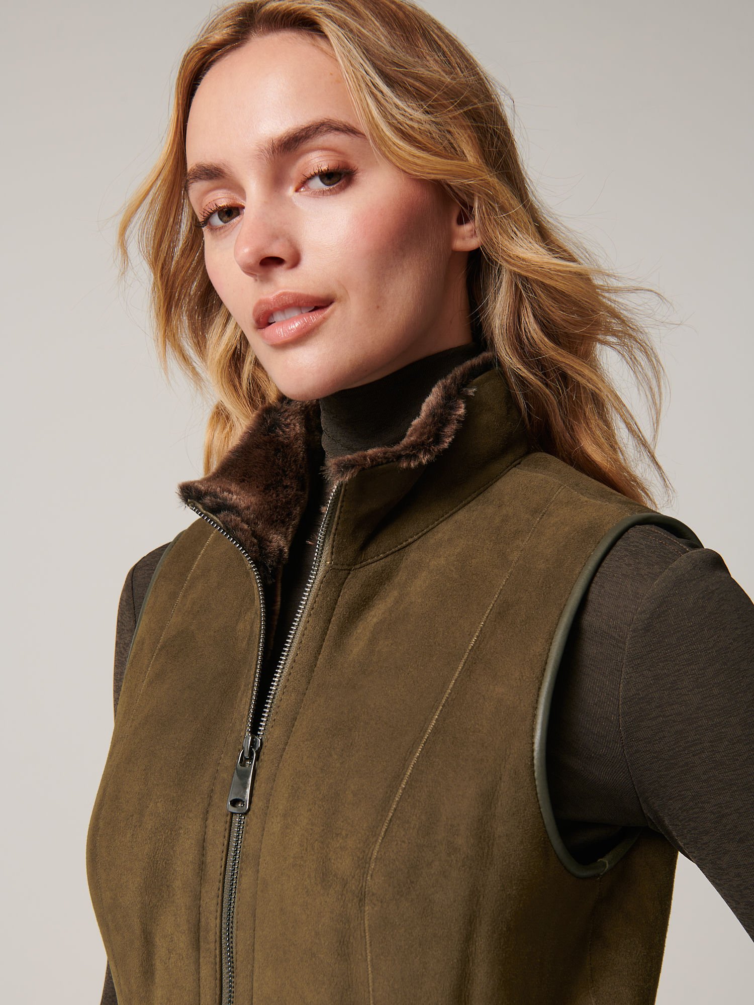 Faith Sheepskin Vest - XNAUWBI