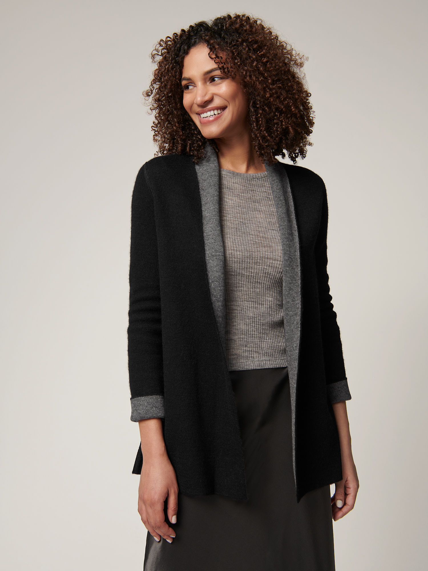 Essential Reversible Alpaca Wool-Blend Cardigan - XNAUWBI