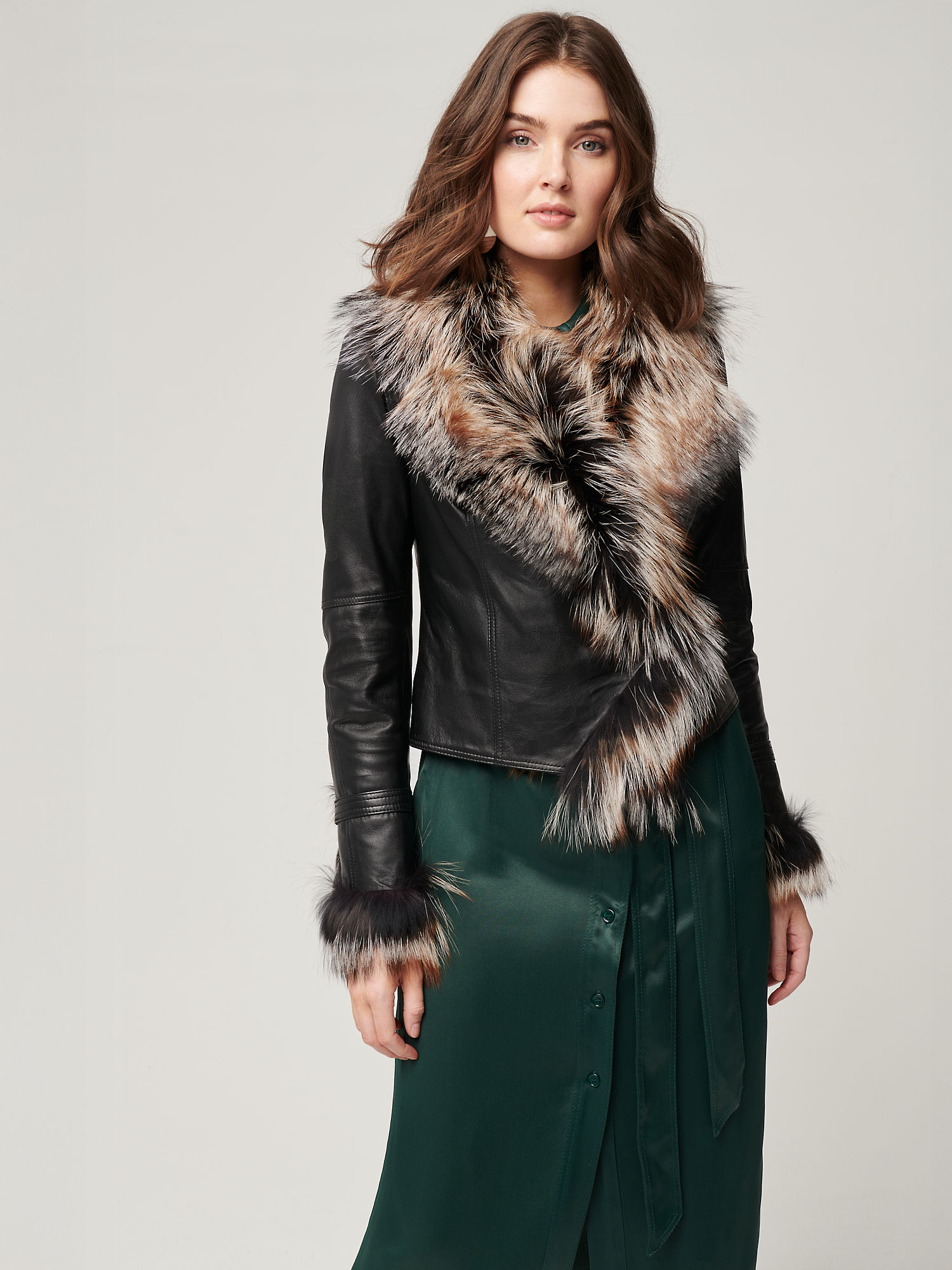 Celestine Leather Jacket - XNAUWBI