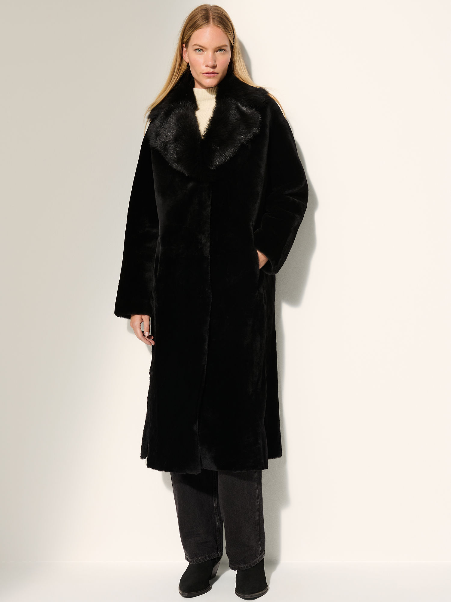 Lana Reversible Sheepskin Coat - XNAUWBI