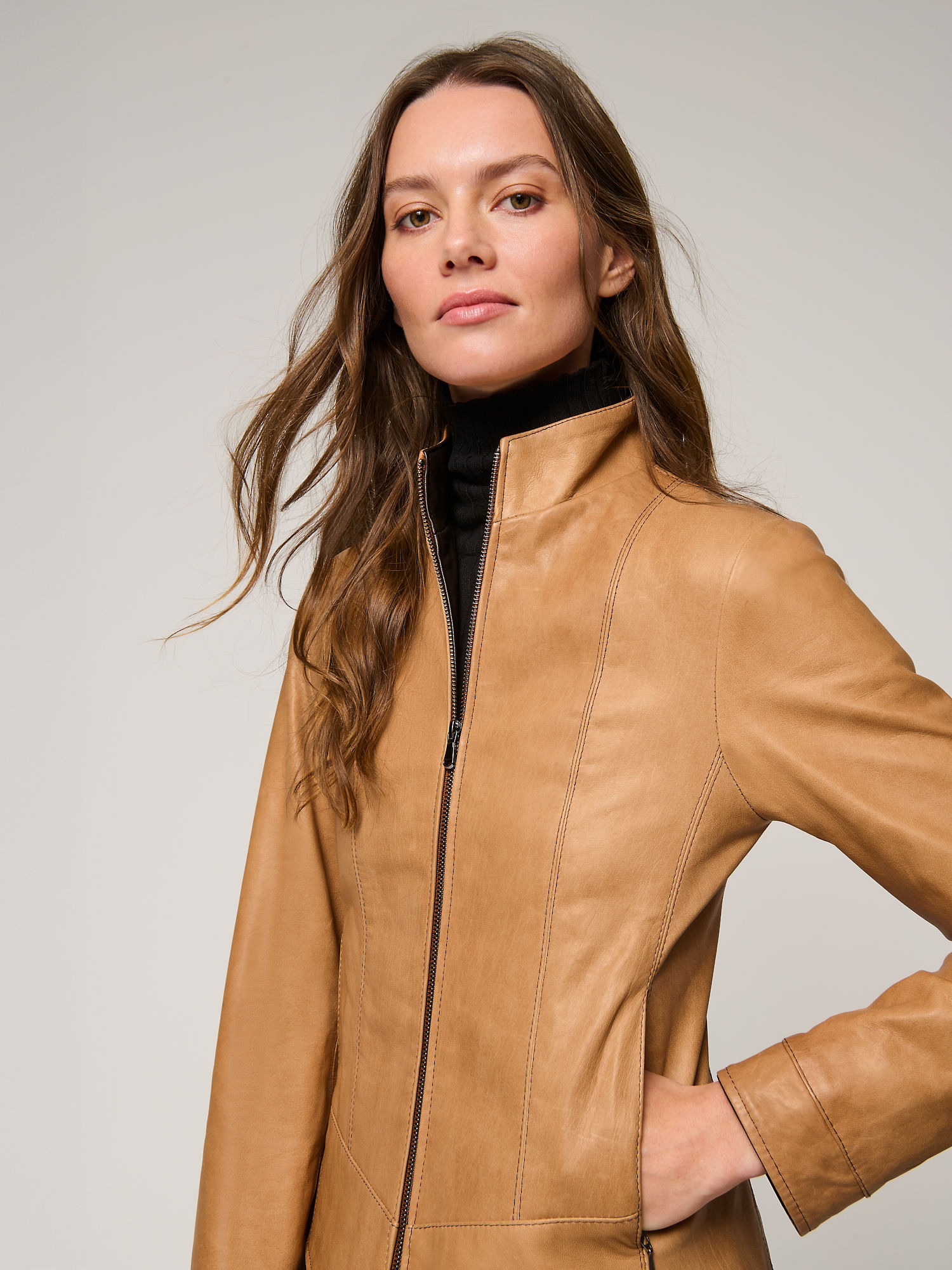 Melissa Leather Jacket - XNAUWBI