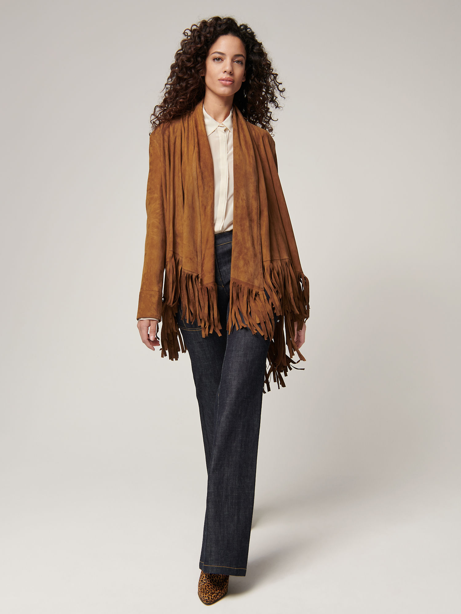 Trisha Suede Leather Jacket - XNAUWBI