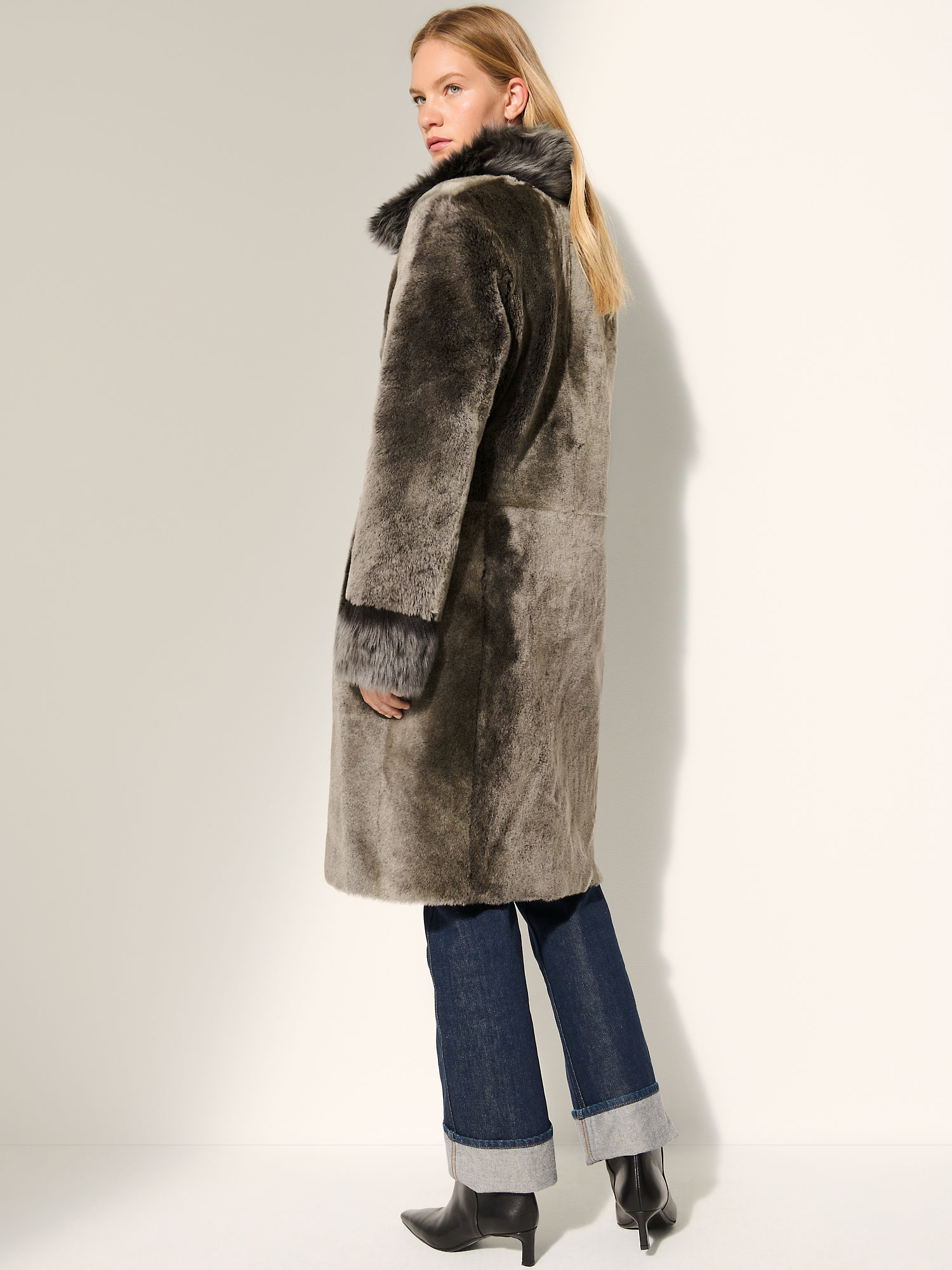 Leticia Reversible Sheepskin Coat - XNAUWBI