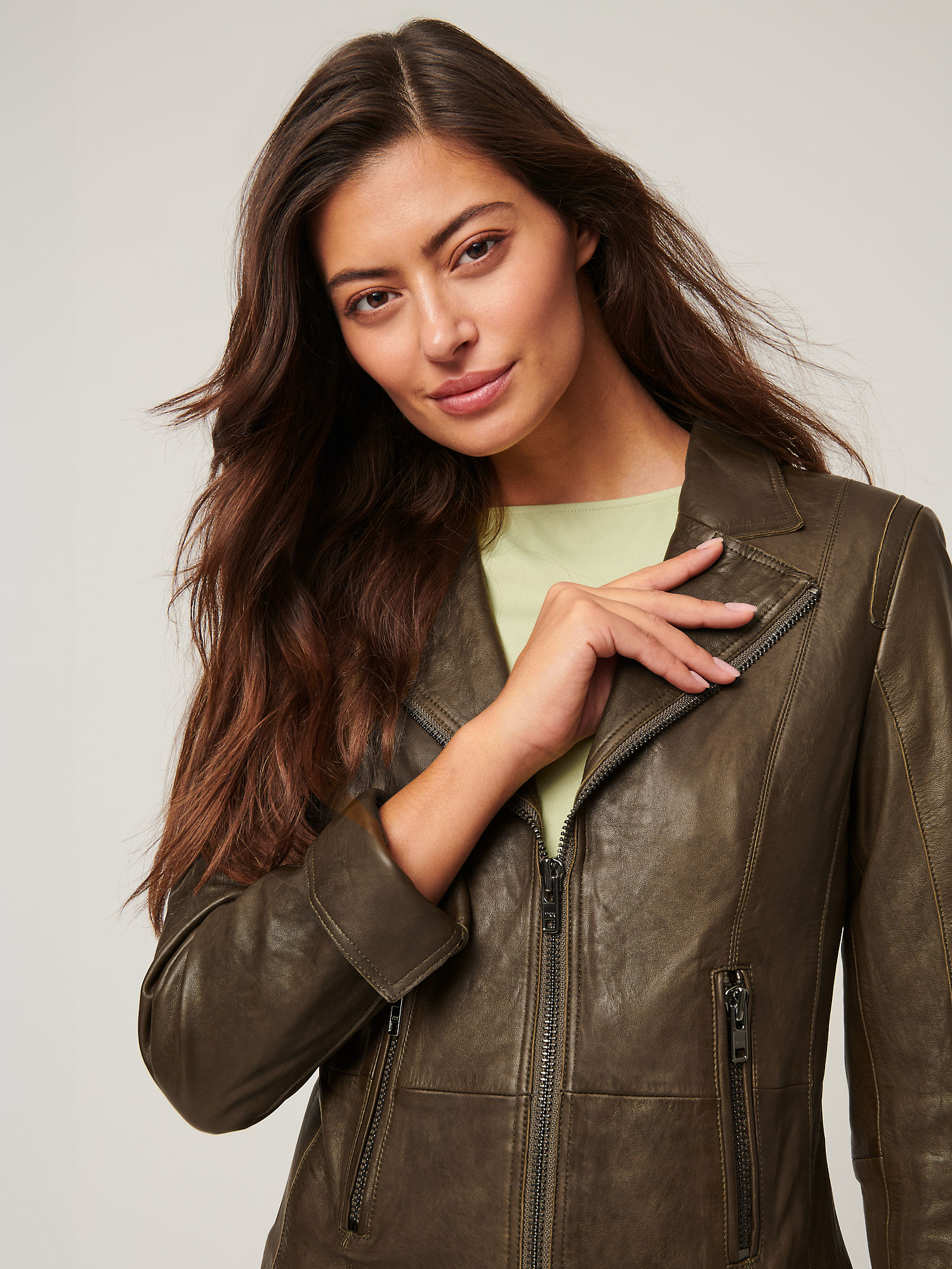 Molly Leather Jacket - XNAUWBI