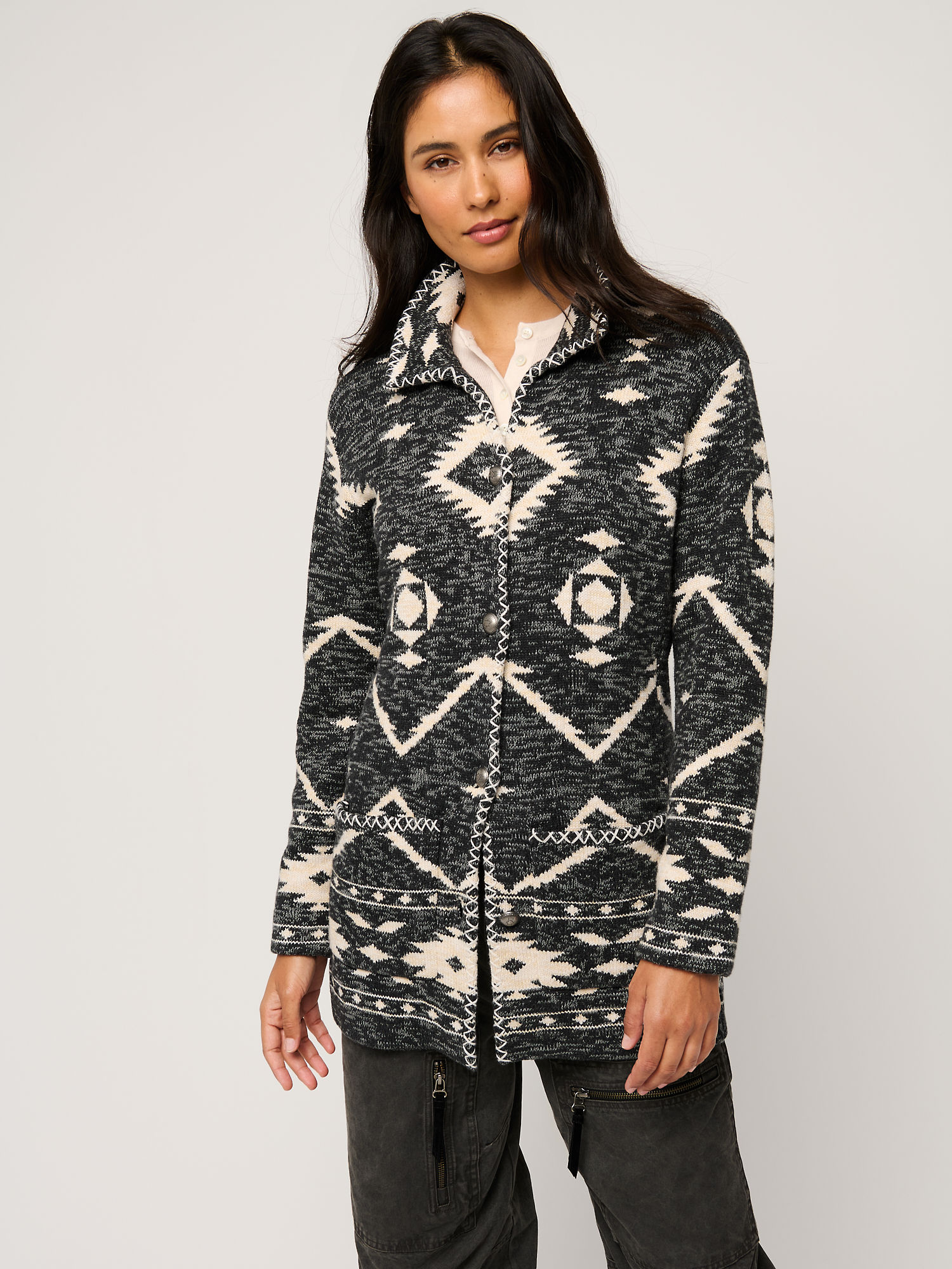 Silverheels Cotton Cardigan - XNAUWBI
