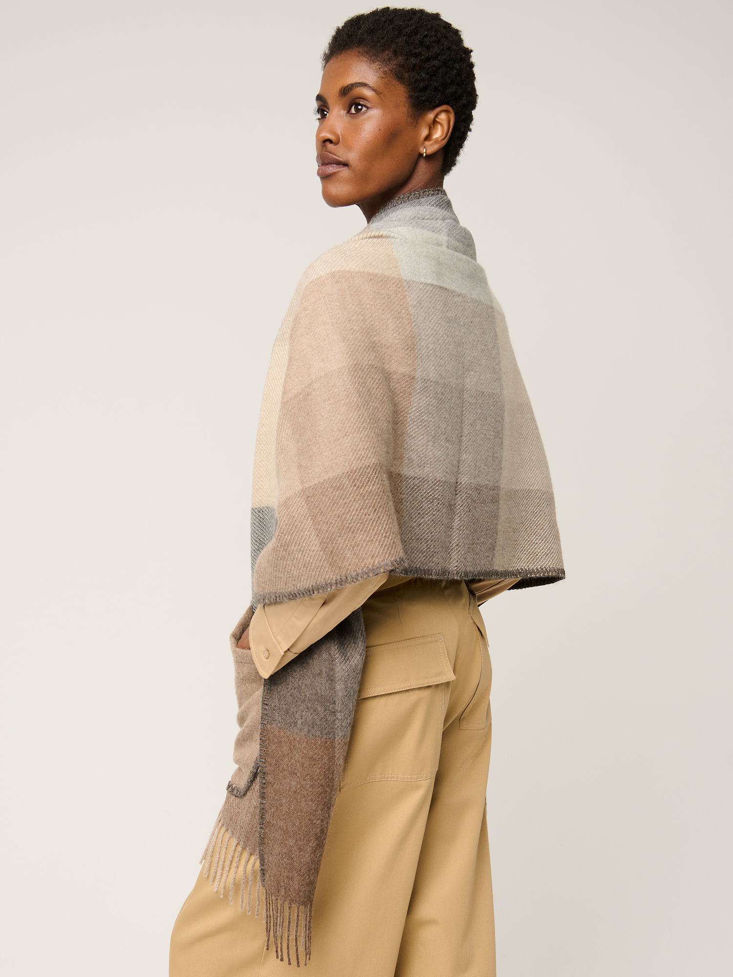 Charlotte Alpaca Wool Shawl Scarf - XNAUWBI