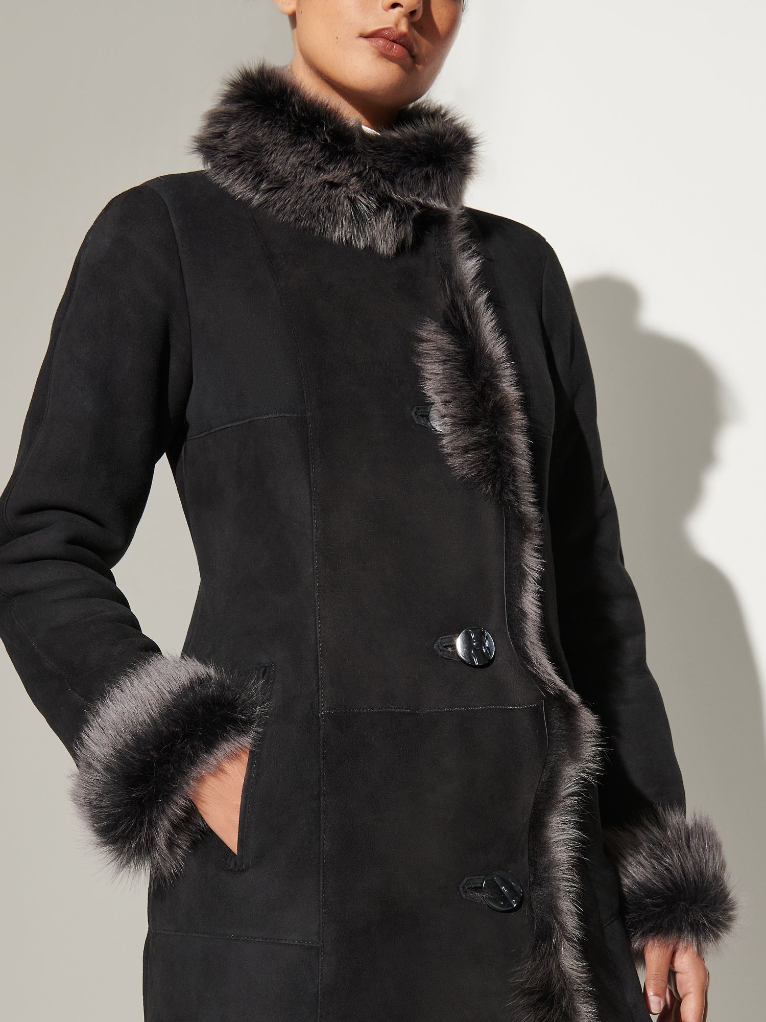 Sandra Sheepskin Coat - XNAUWBI