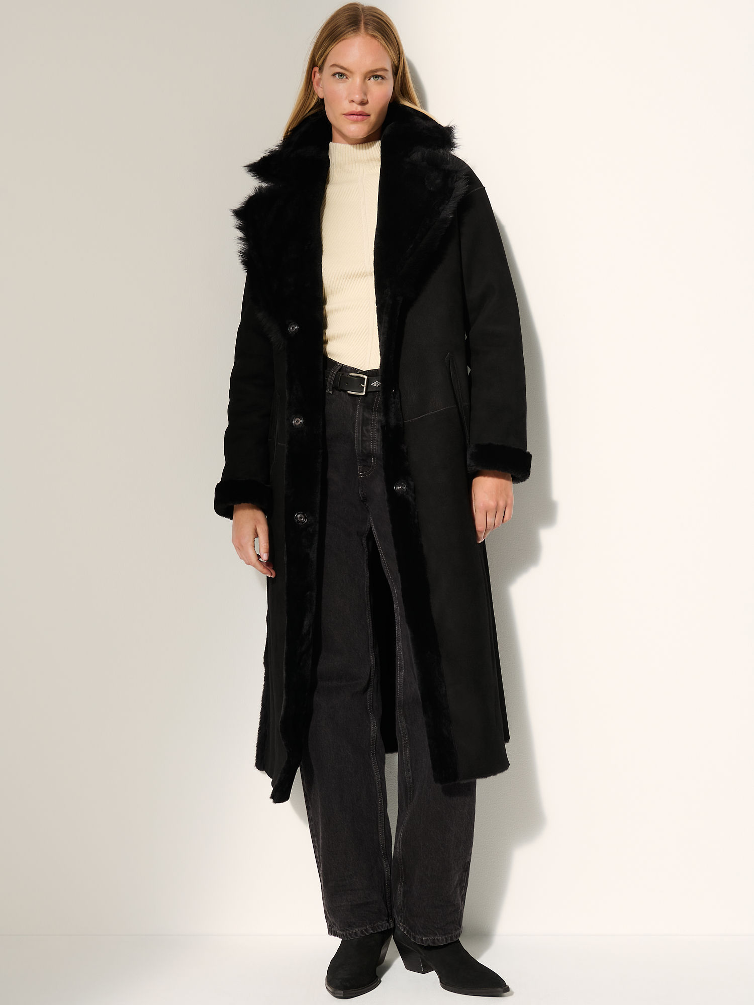 Lana Reversible Sheepskin Coat - XNAUWBI