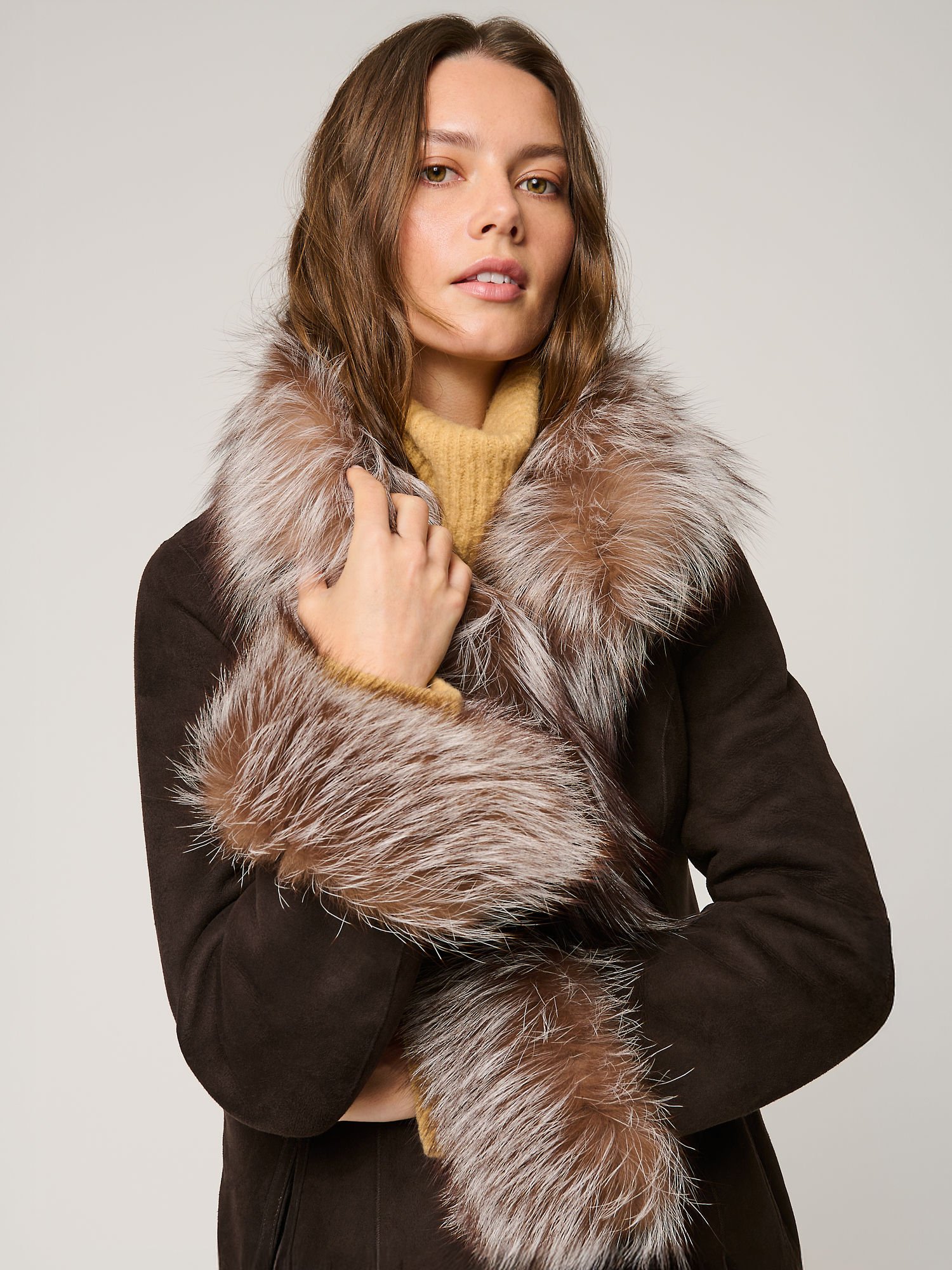 Chantal Reversible Sheepskin Coat - XNAUWBI