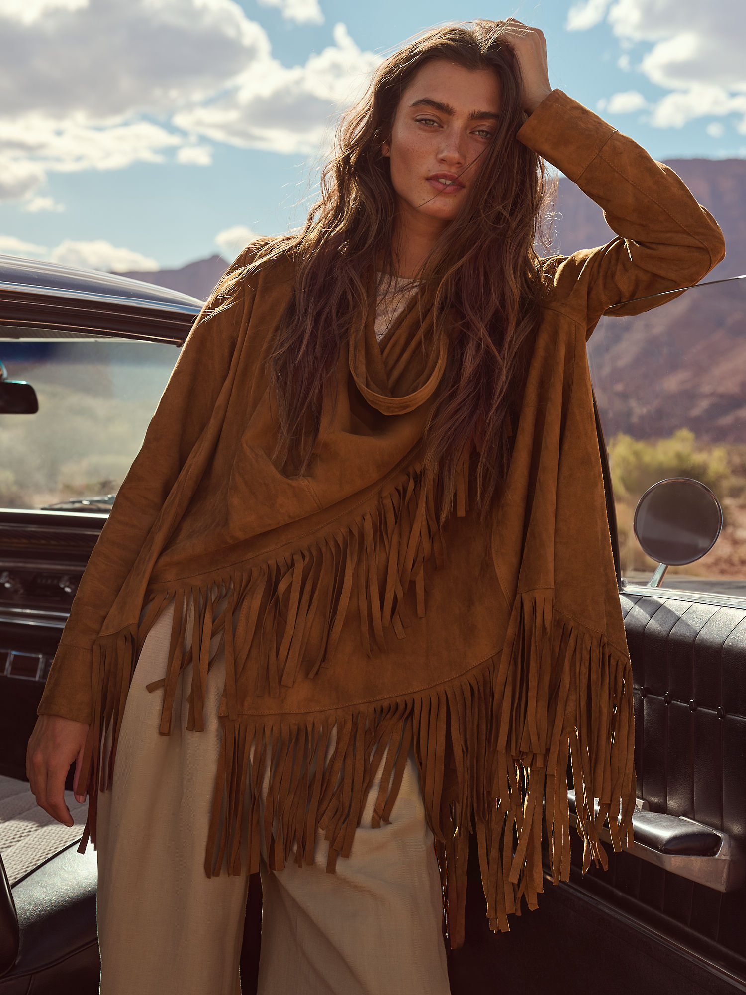 Trisha Suede Leather Jacket - XNAUWBI