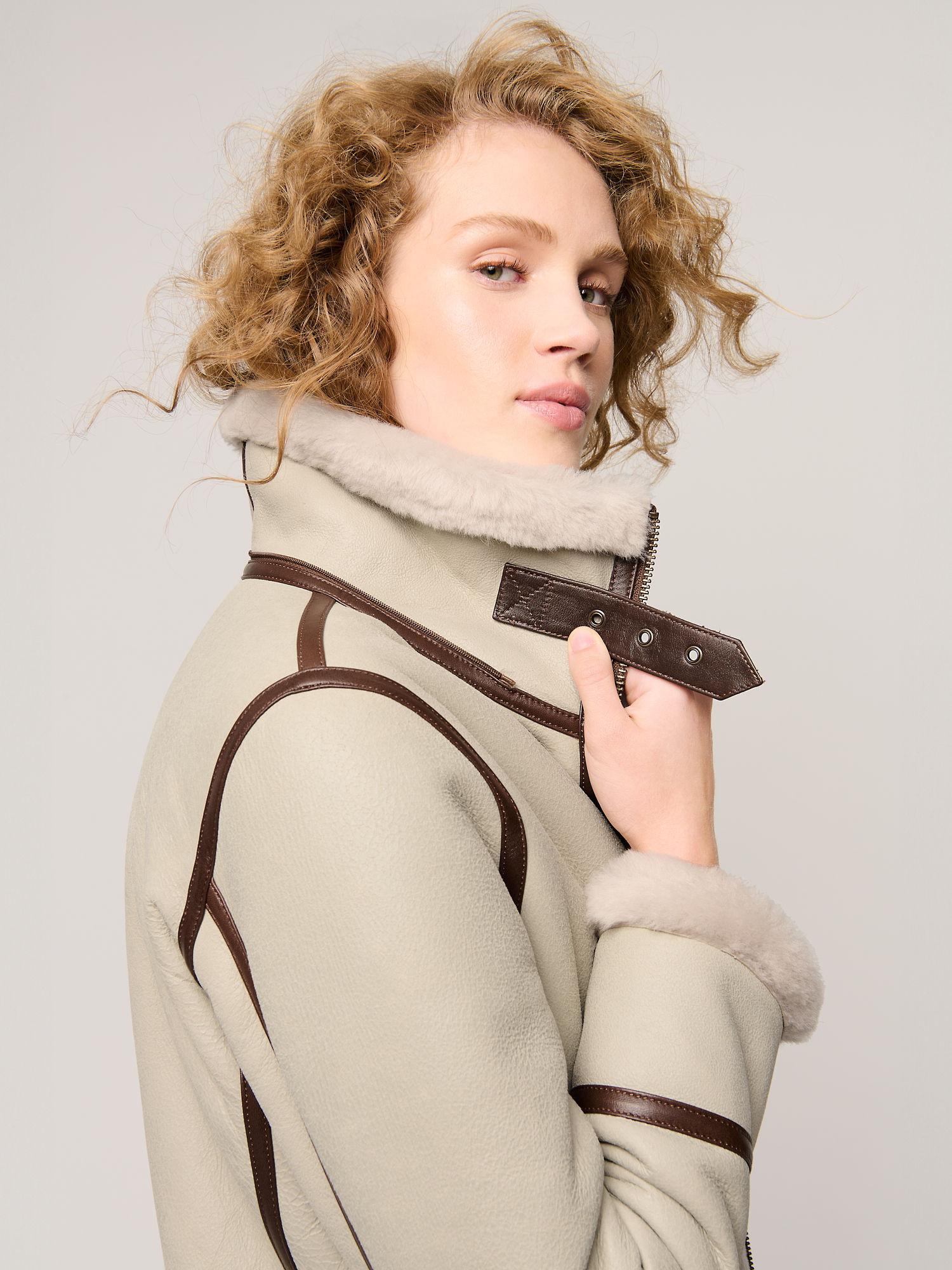 Jane Special Edition Sheepskin B-3 Bomber Jacket - XNAUWBI