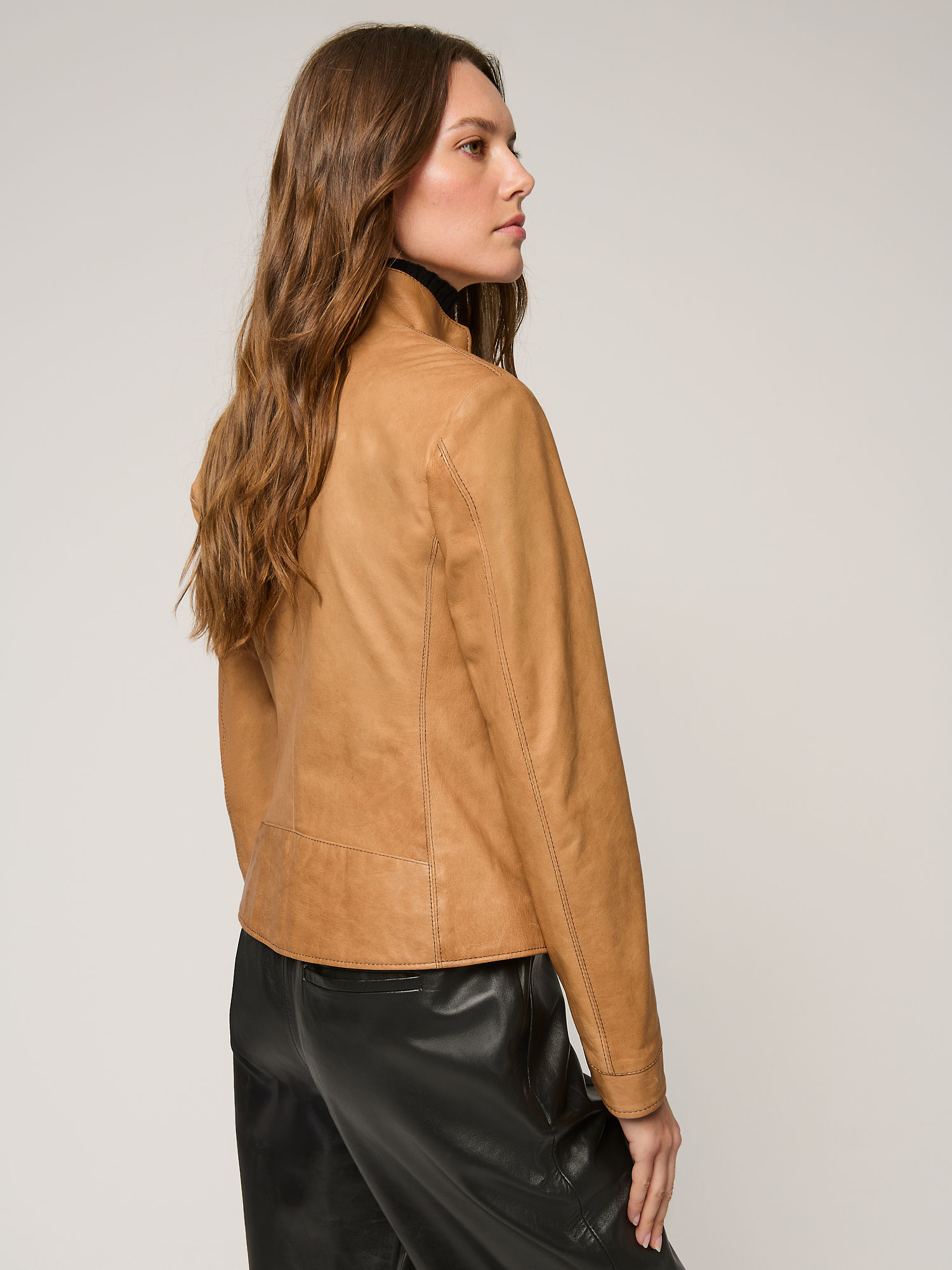 Melissa Leather Jacket - XNAUWBI
