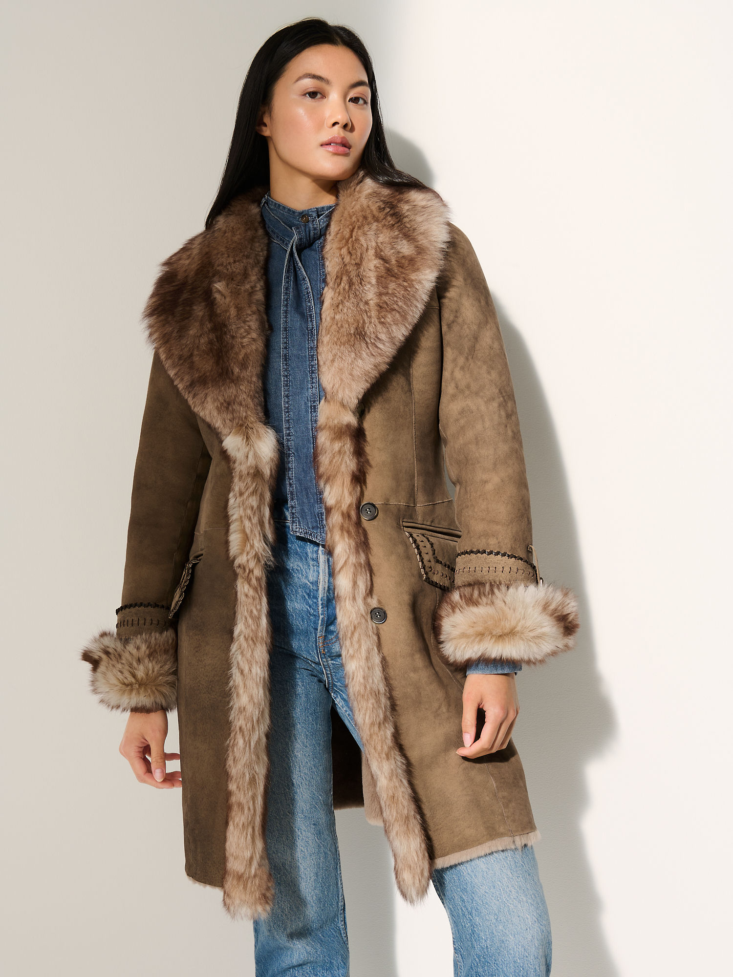 Beth Sheepskin Coat - XNAUWBI