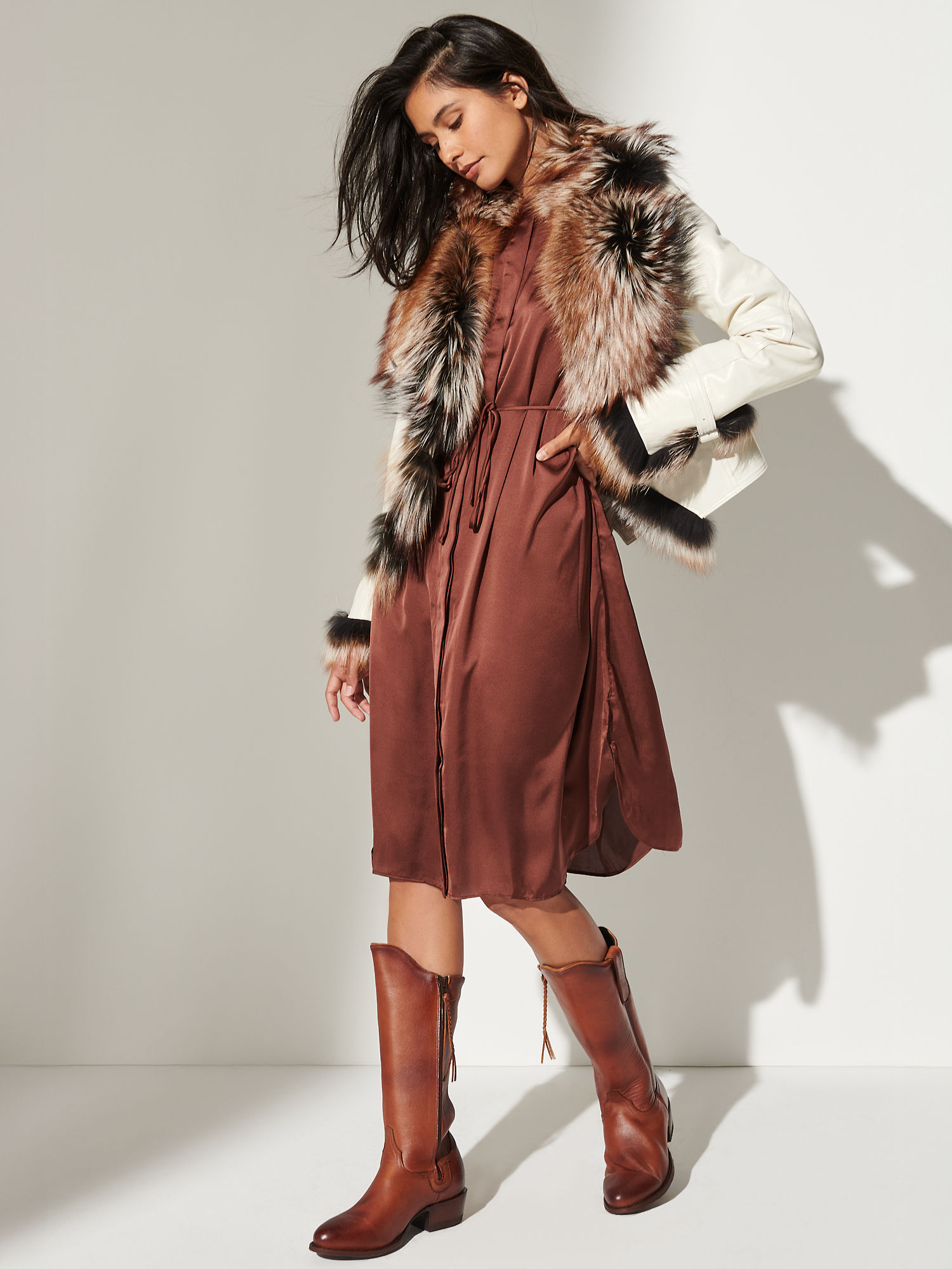 Celestine Leather Jacket - XNAUWBI