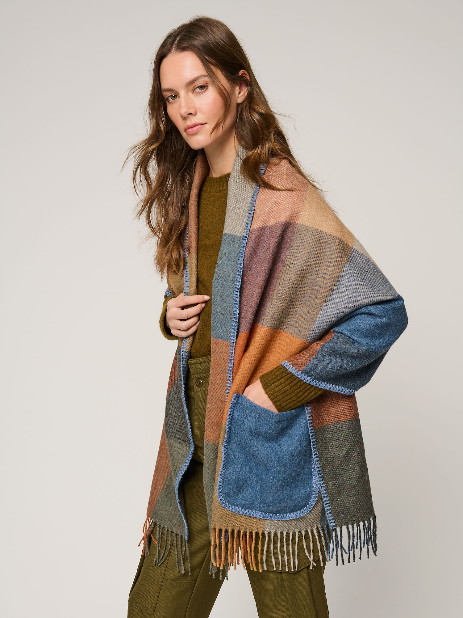 Charlotte Alpaca Wool Shawl Scarf - XNAUWBI