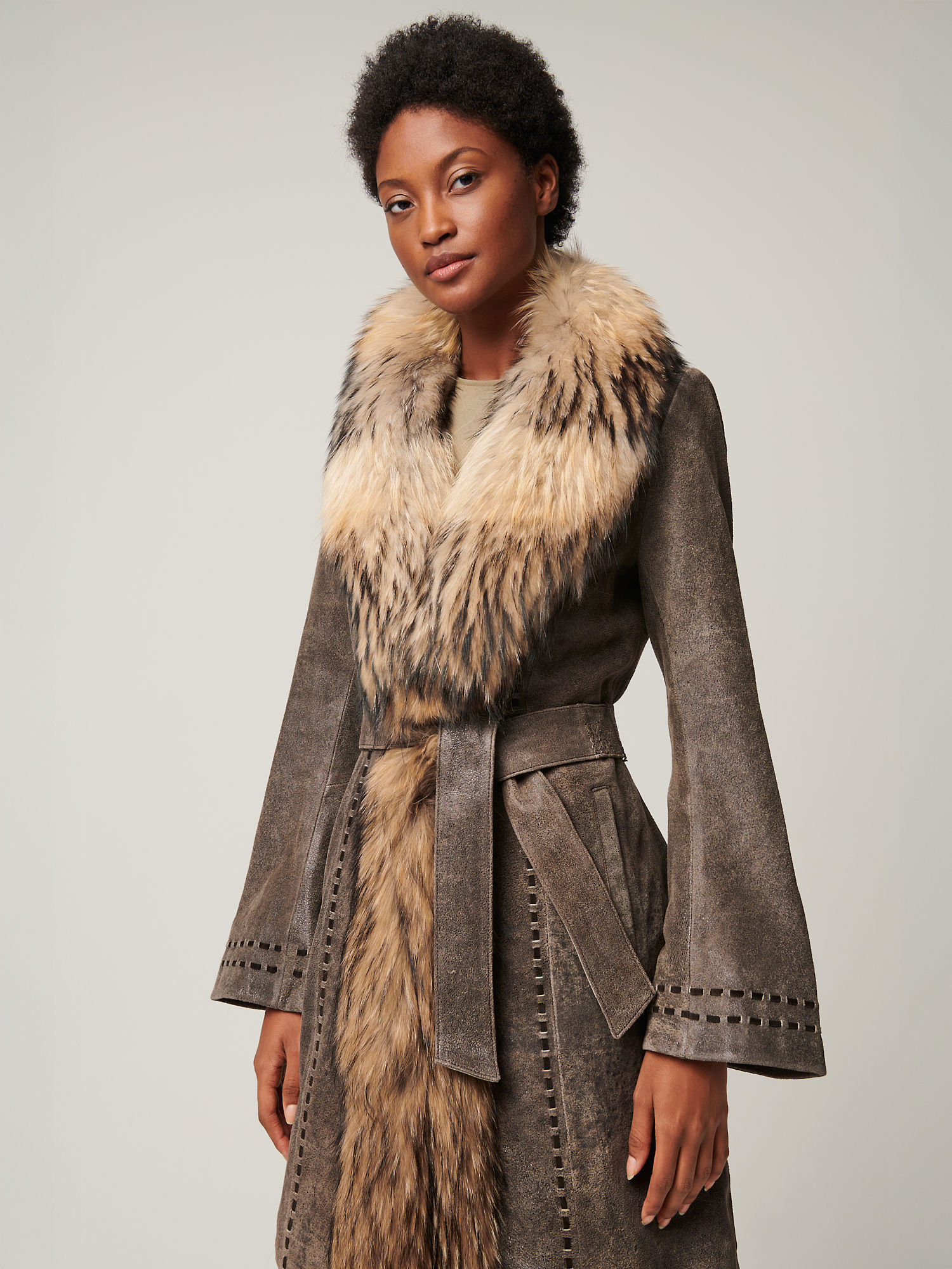 Felicity Leather Coat - XNAUWBI