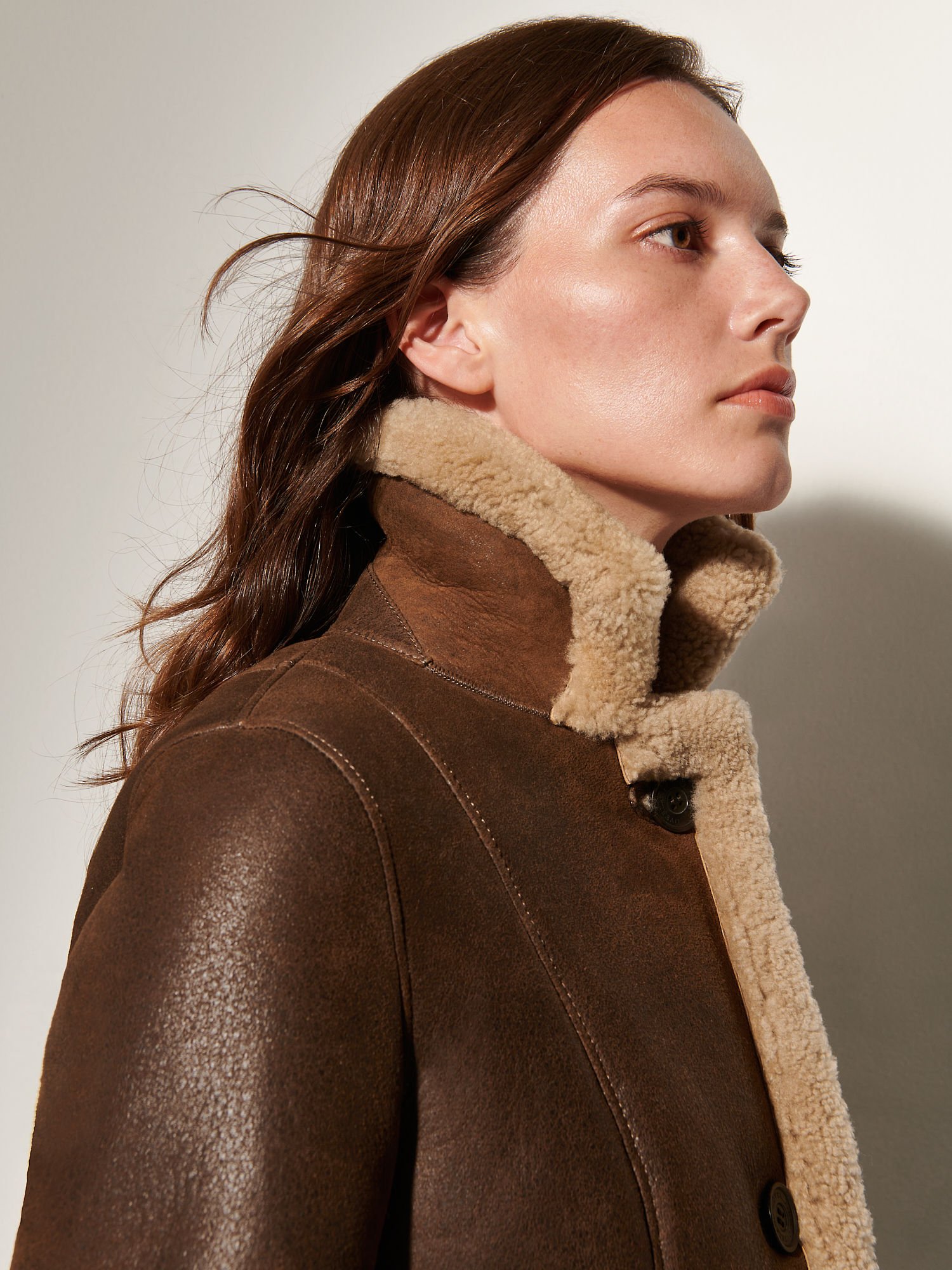 Marleigh Sheepskin Coat - XNAUWBI