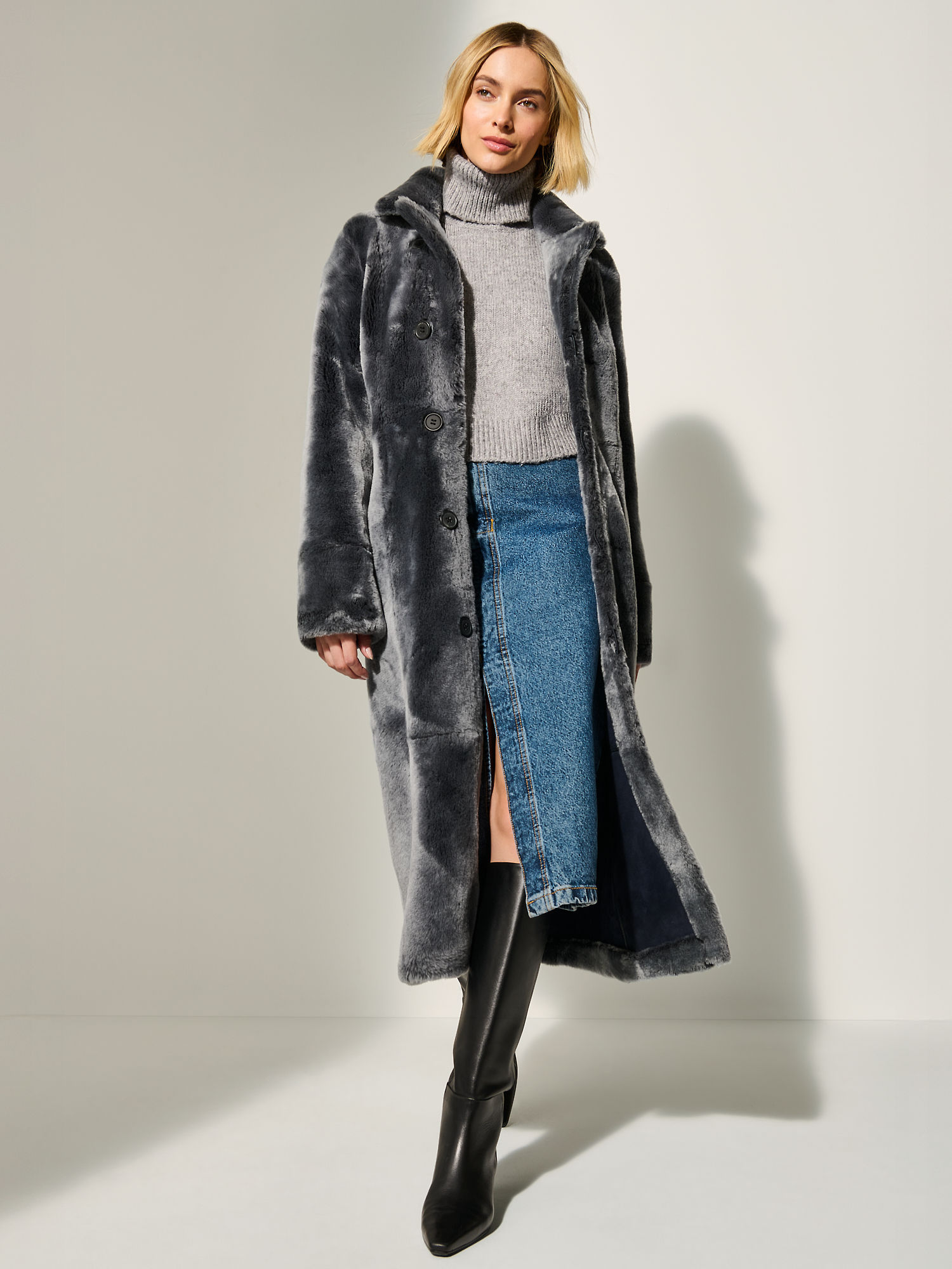 Colette Reversible Sheepskin Coat - XNAUWBI