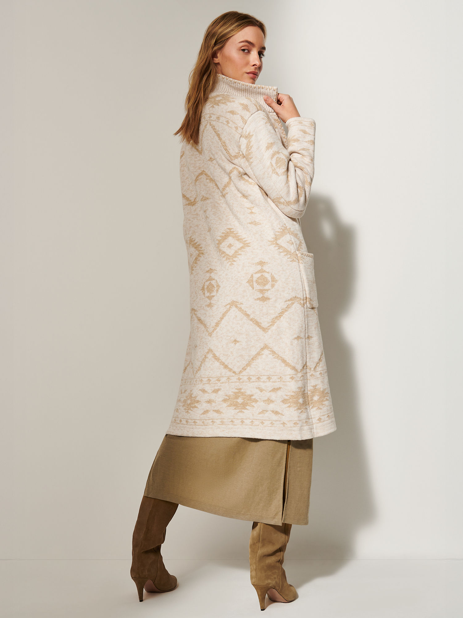 Silverheels Peak Cotton Sweater Jacket - XNAUWBI