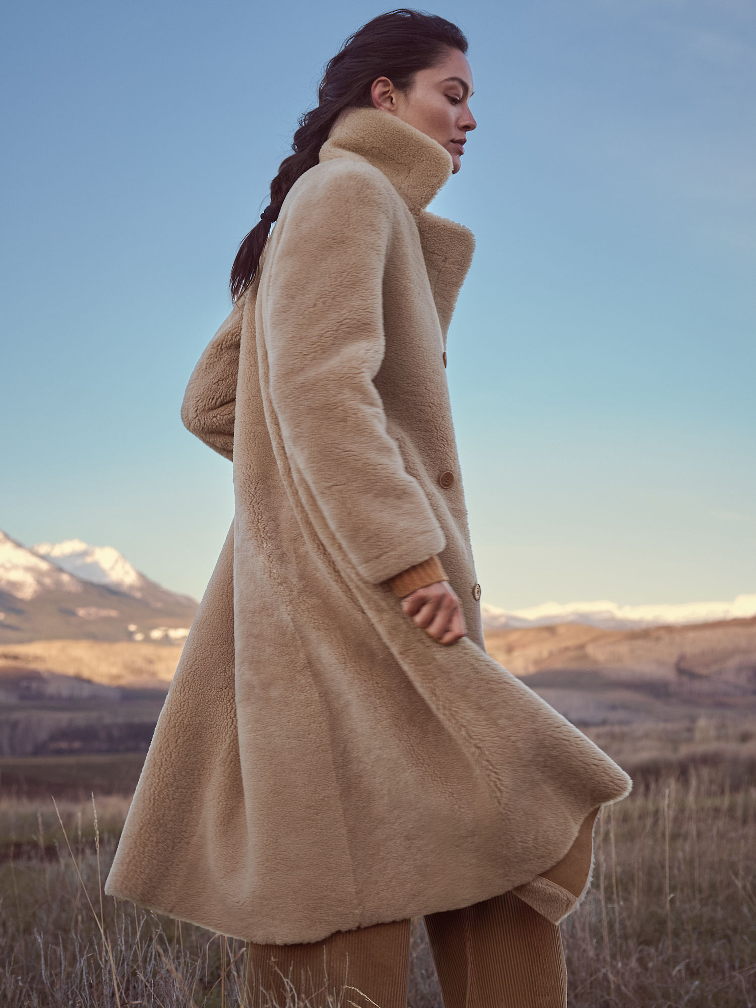 Isabella Reversible Sheepskin Coat - XNAUWBI