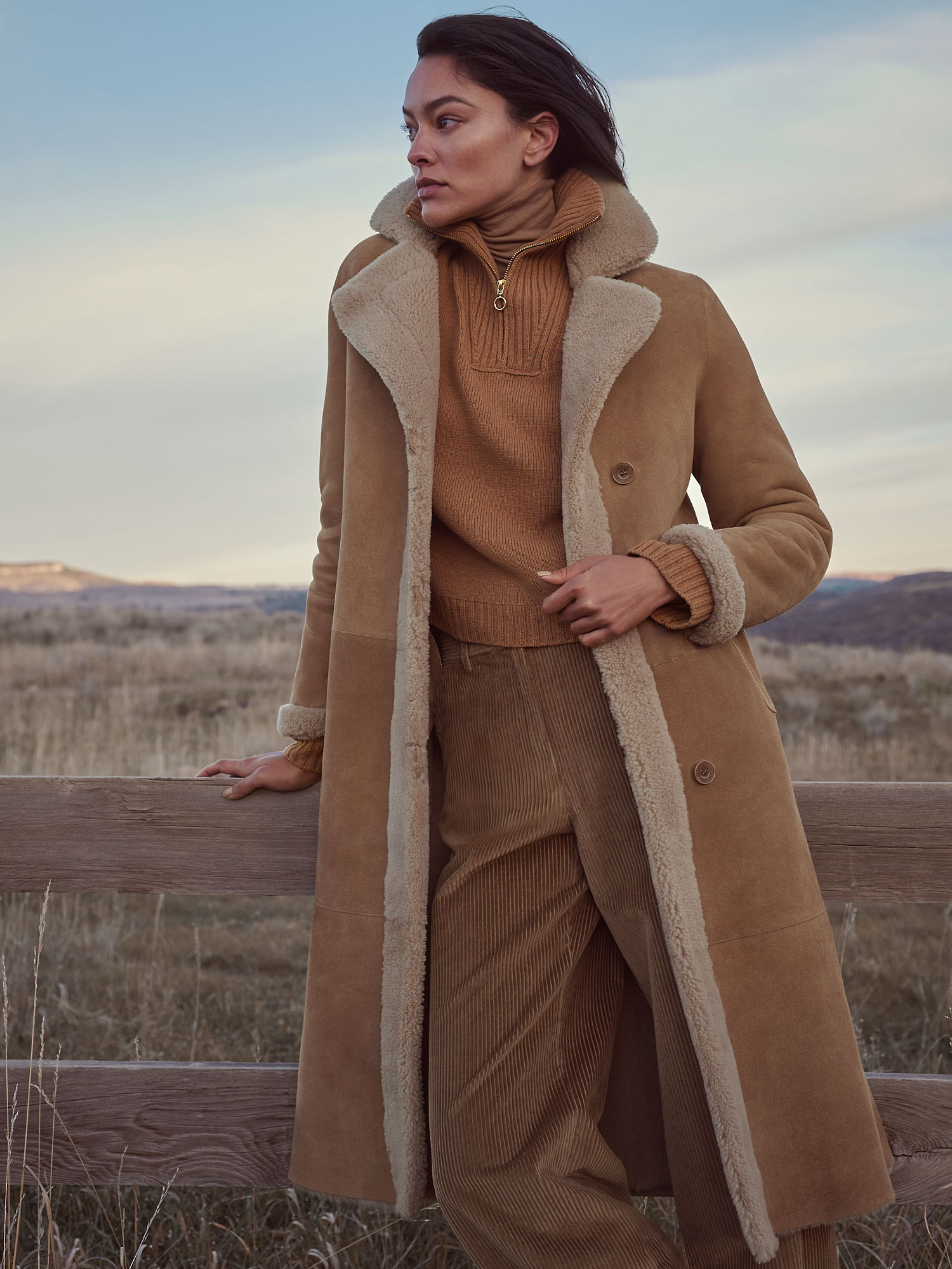 Isabella Reversible Sheepskin Coat - XNAUWBI