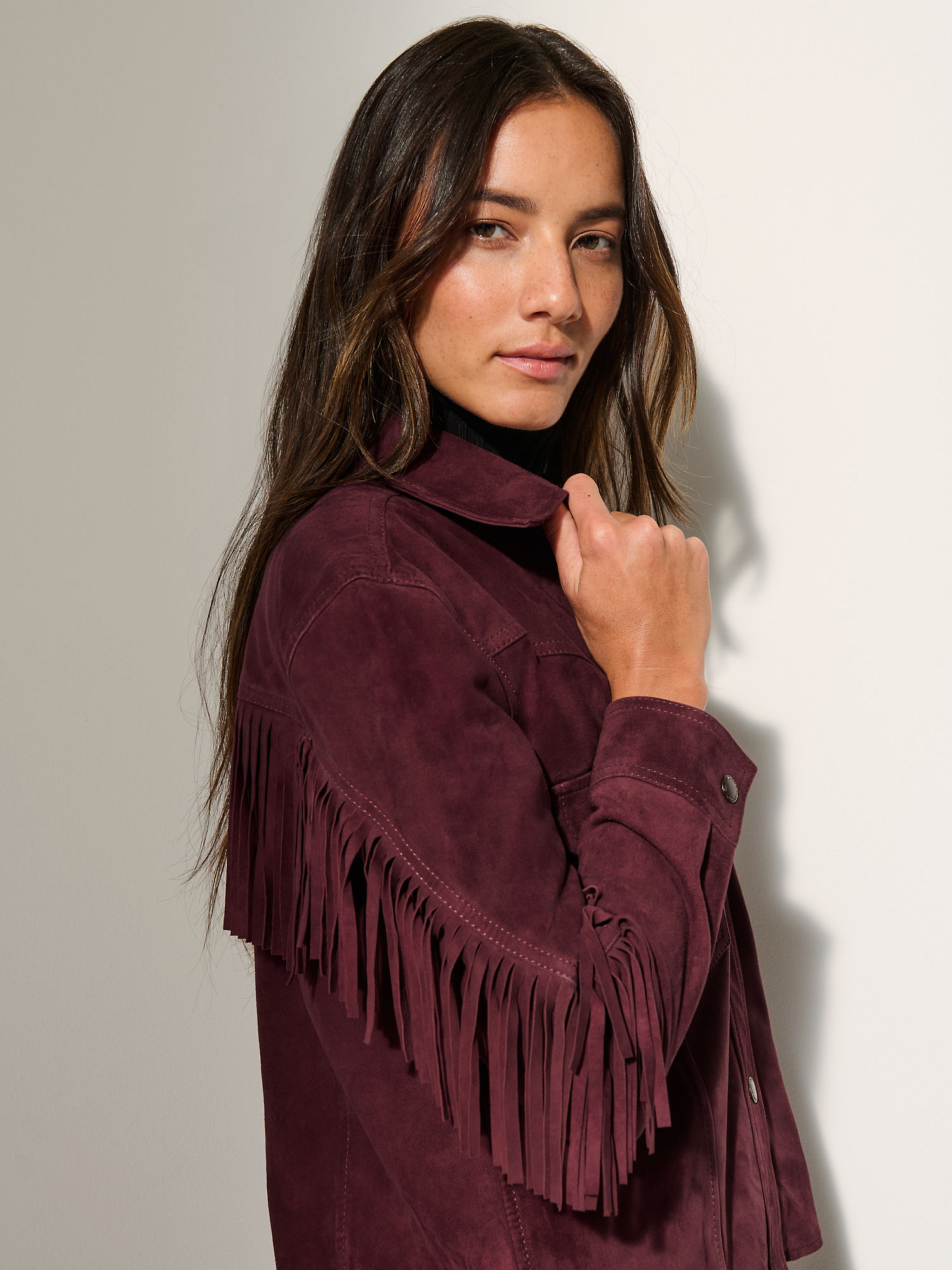 Rosario Suede Leather Jacket - XNAUWBI